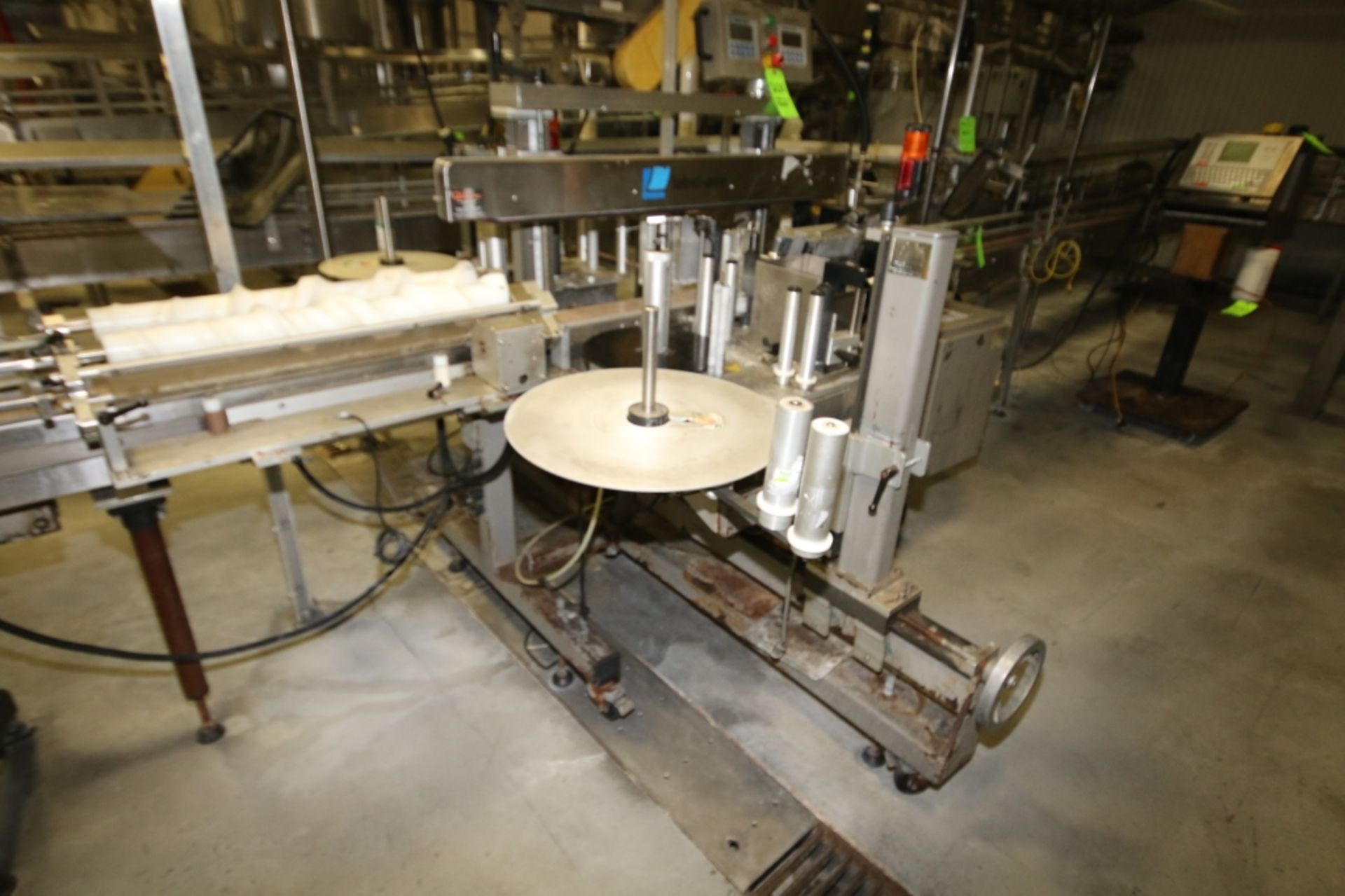 Label Aire Model 6000N High Speed Wrap Around Labeler; S/N 026089503 with Screw Infeed, Dual Label - Image 3 of 6