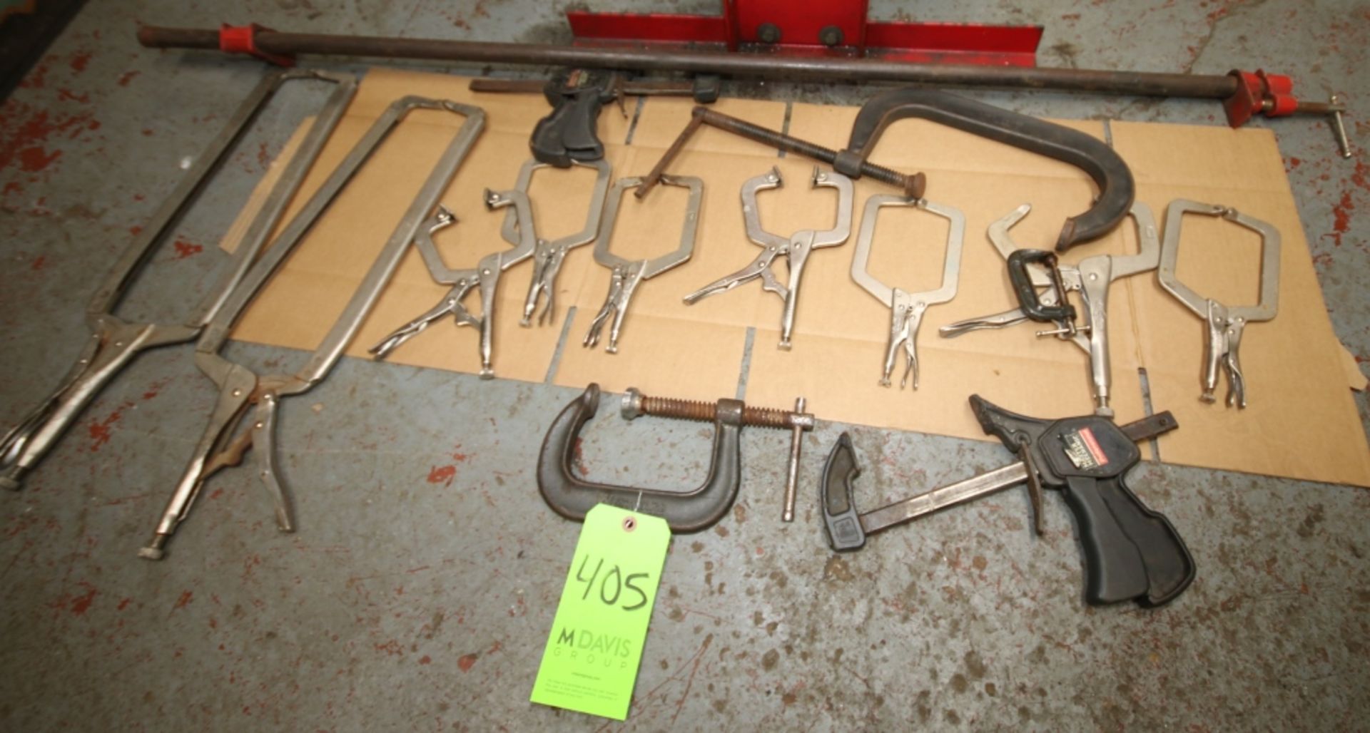 Pieces of Fabricating Tools Including Vise Grip Clamps, C Clamps, Etc.