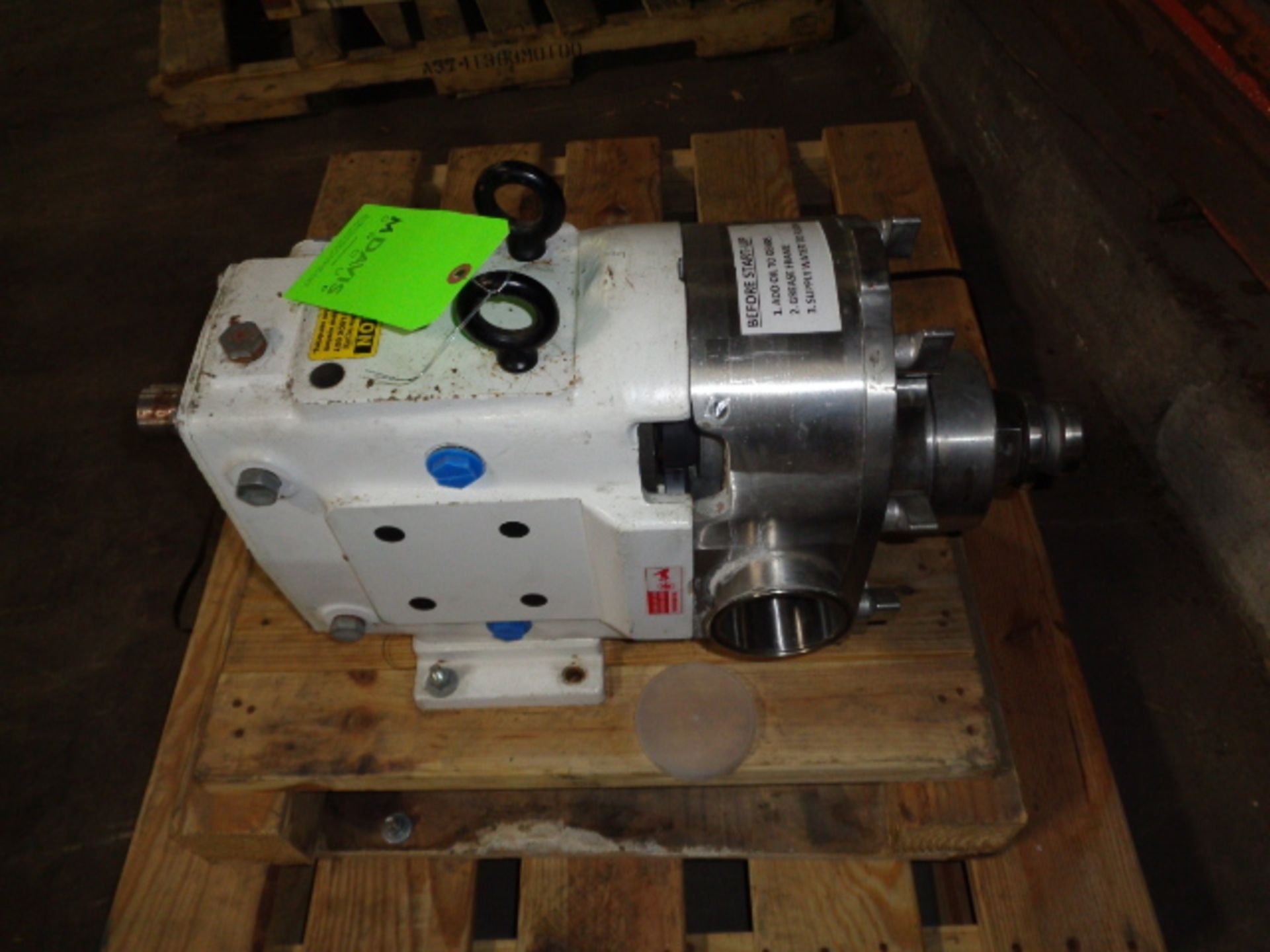 Ampco Model RBZP1-130-DM S/S Positive Pump with relief Head (Similar to Waukesha U-130