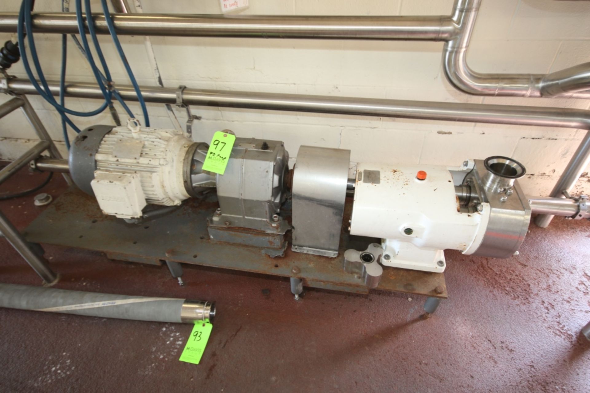 G&H Top Inlet Positive Displacement Unloading Pump Model SRU5NLS-30-MGE4WB, S/N 05-5- 115-72A 3"