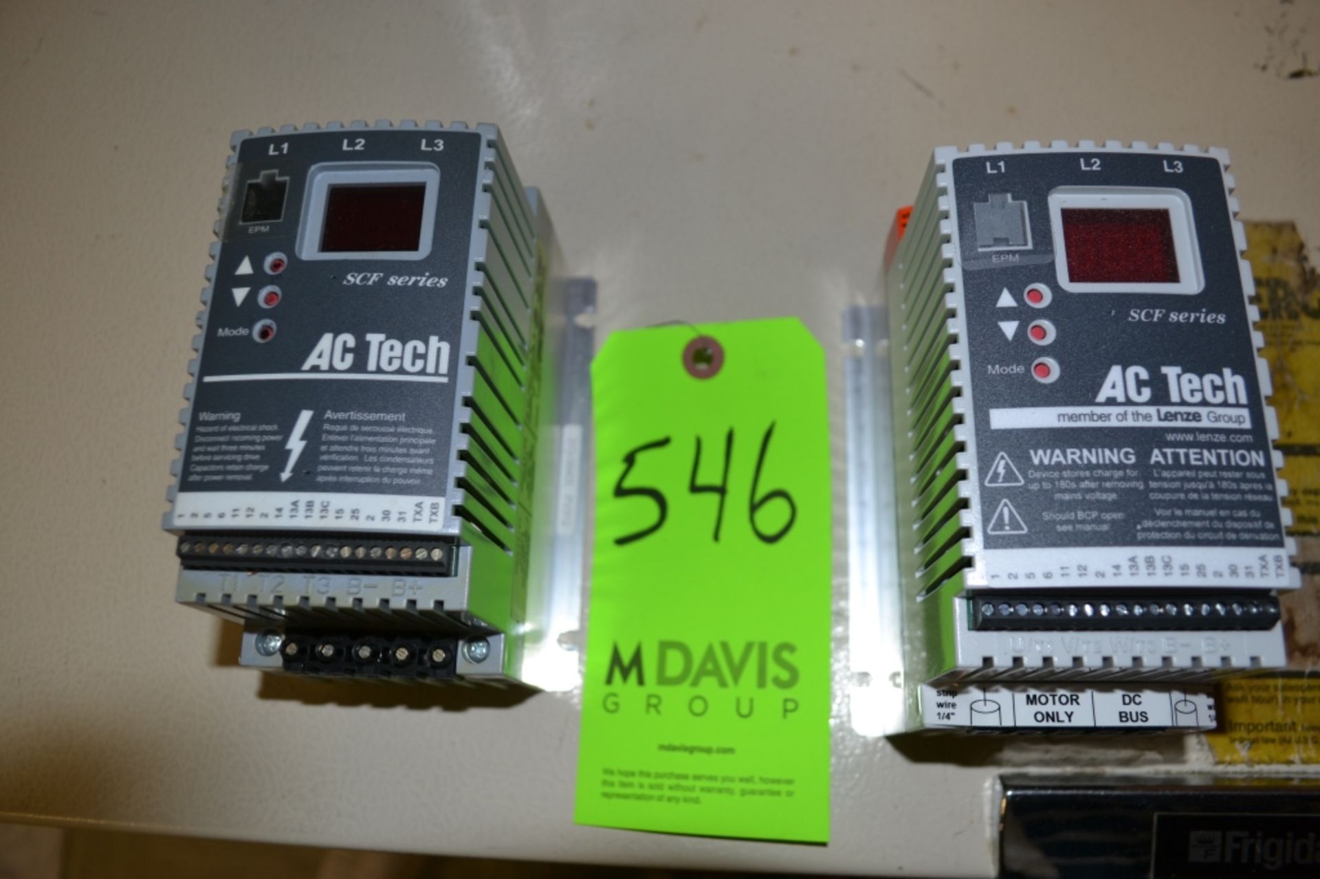 AC Tech SCF Series Model SF210 Mini VFD's; Rated 1HP at 208-240 Volts