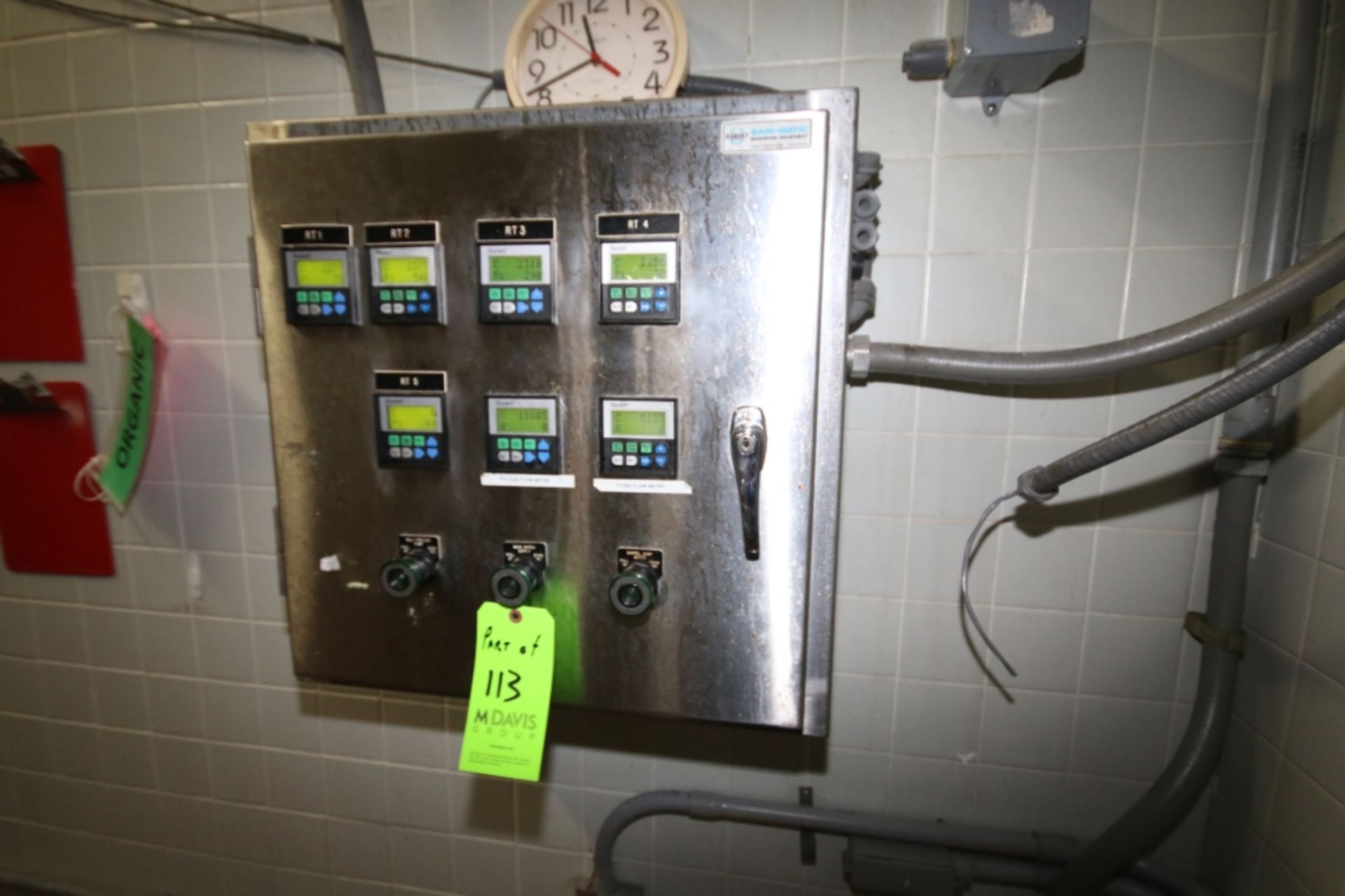 Tank Level System with (4) S/S Cabinets; Includes Anderson and Sani-Matic Digital Displays - Image 3 of 3