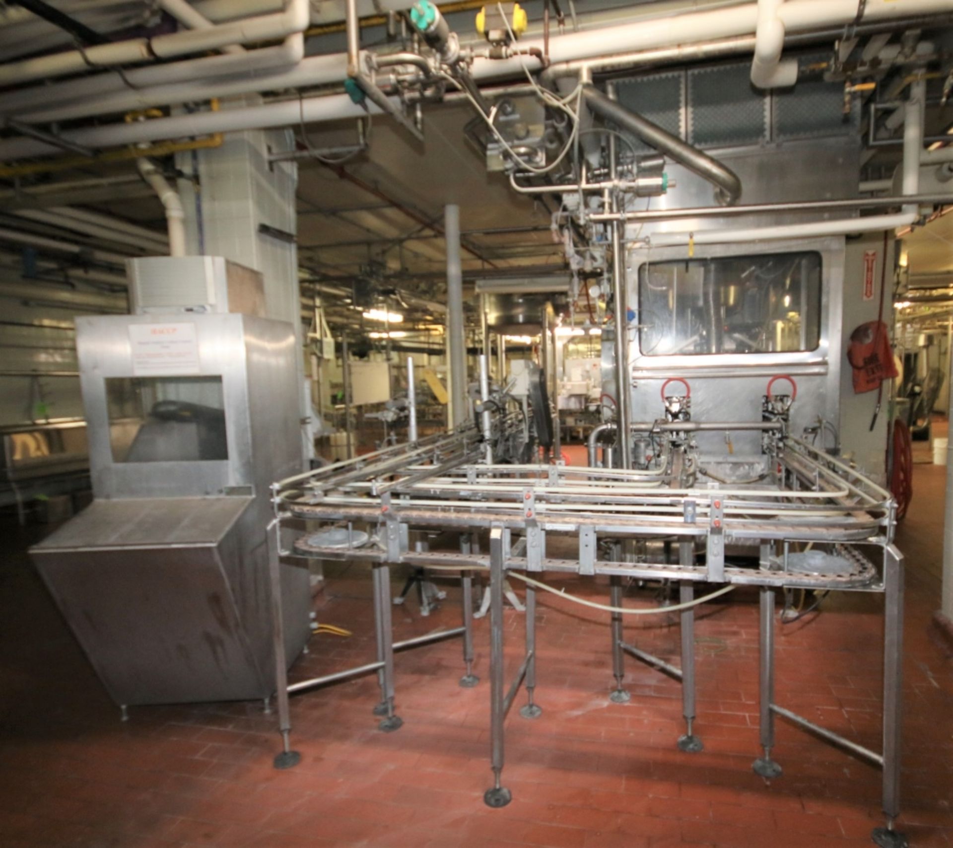 Bulk Bid: EH2 Half Gal. Carton Filling Line Includes Filler, Coders, Conveyor, Caser, Case - Image 2 of 10