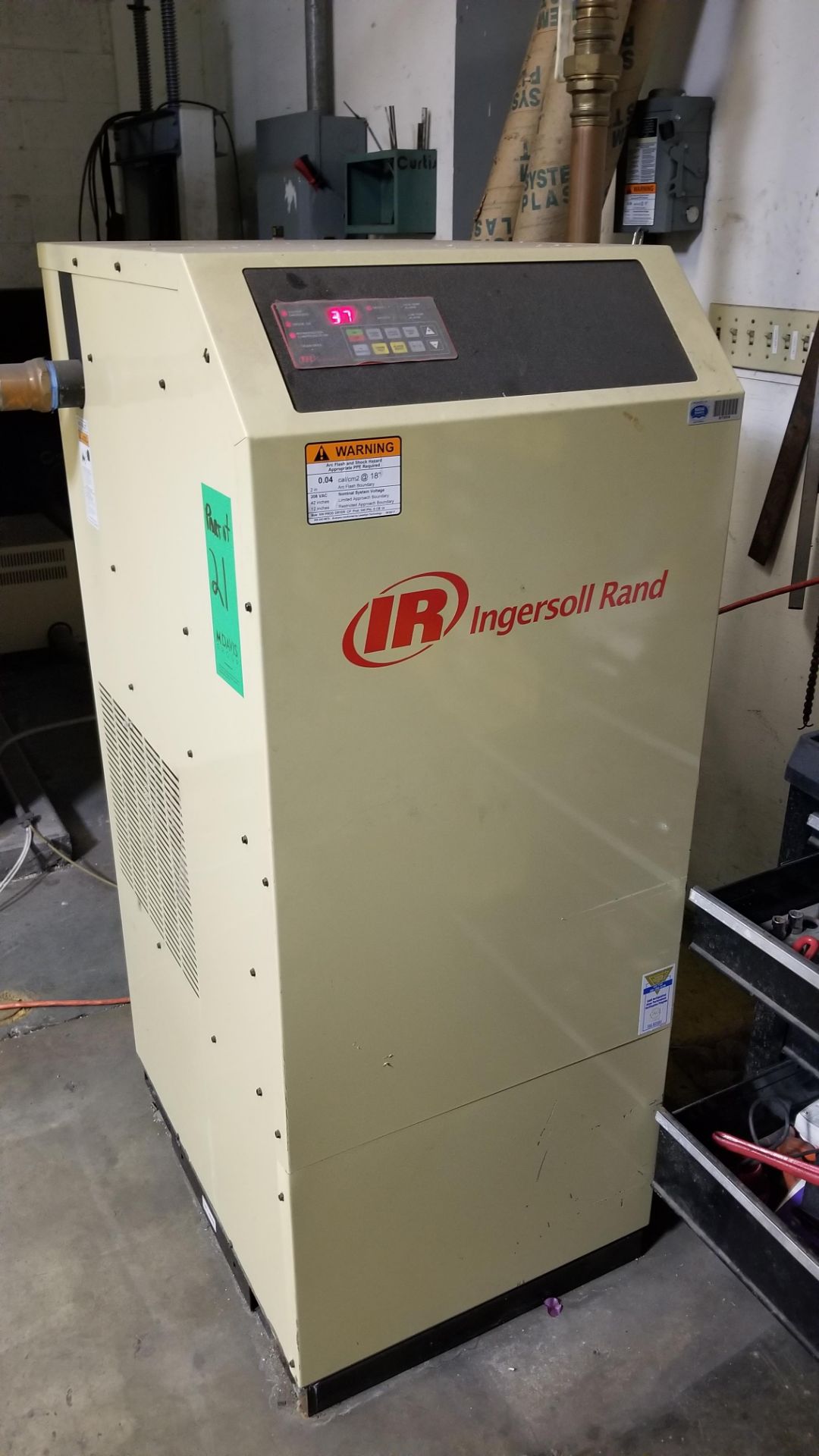 Ingersoll Rand 50 HP Intellisys Oil-Free Screw Air Compressor, Model IRN50H-OF, S/N TA00403U11167, - Image 7 of 10