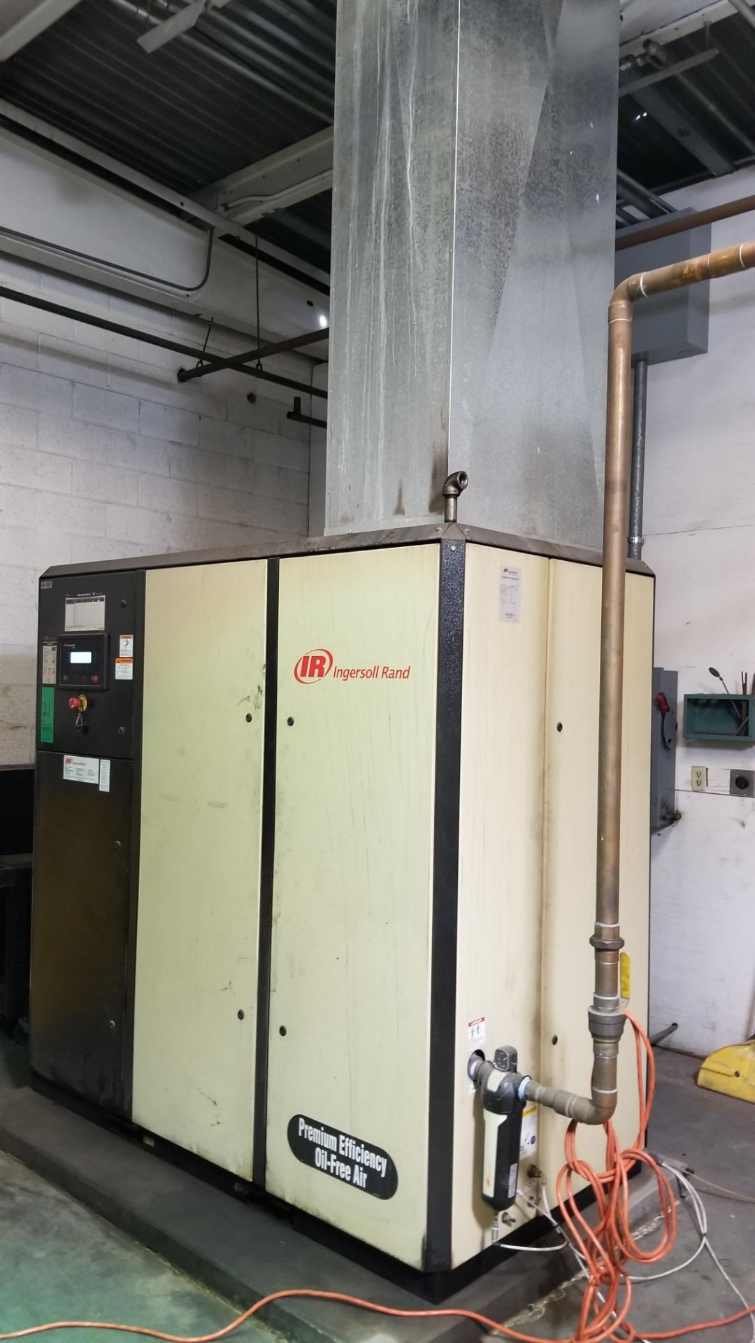 Ingersoll Rand 50 HP Intellisys Oil-Free Screw Air Compressor, Model IRN50H-OF, S/N TA00403U11167, - Image 2 of 10