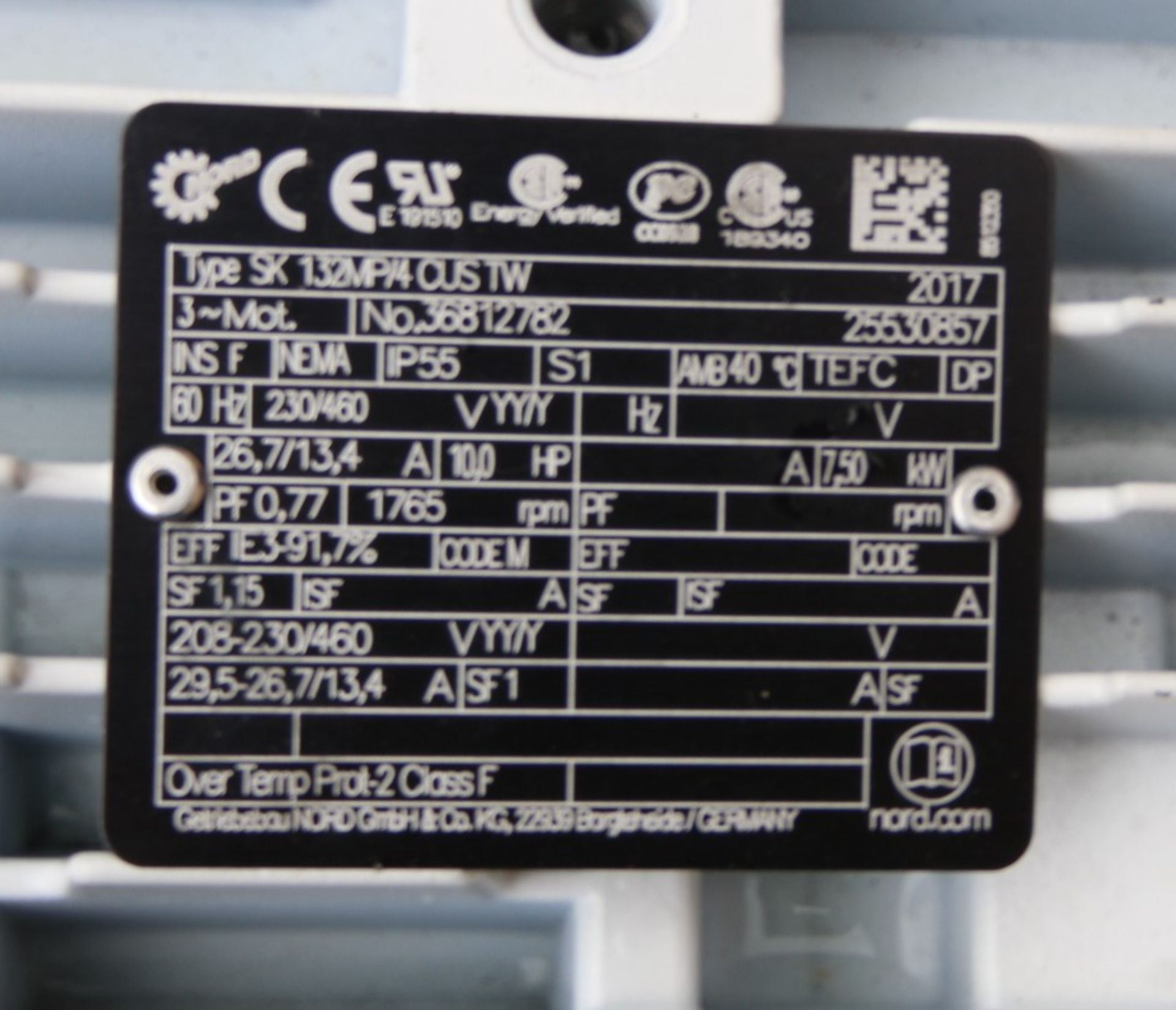 New Masosine Positive Displacement Pump, Type Certa 500, S/N 170613-0441, with 4" x 4" Clamp Type - Image 6 of 7