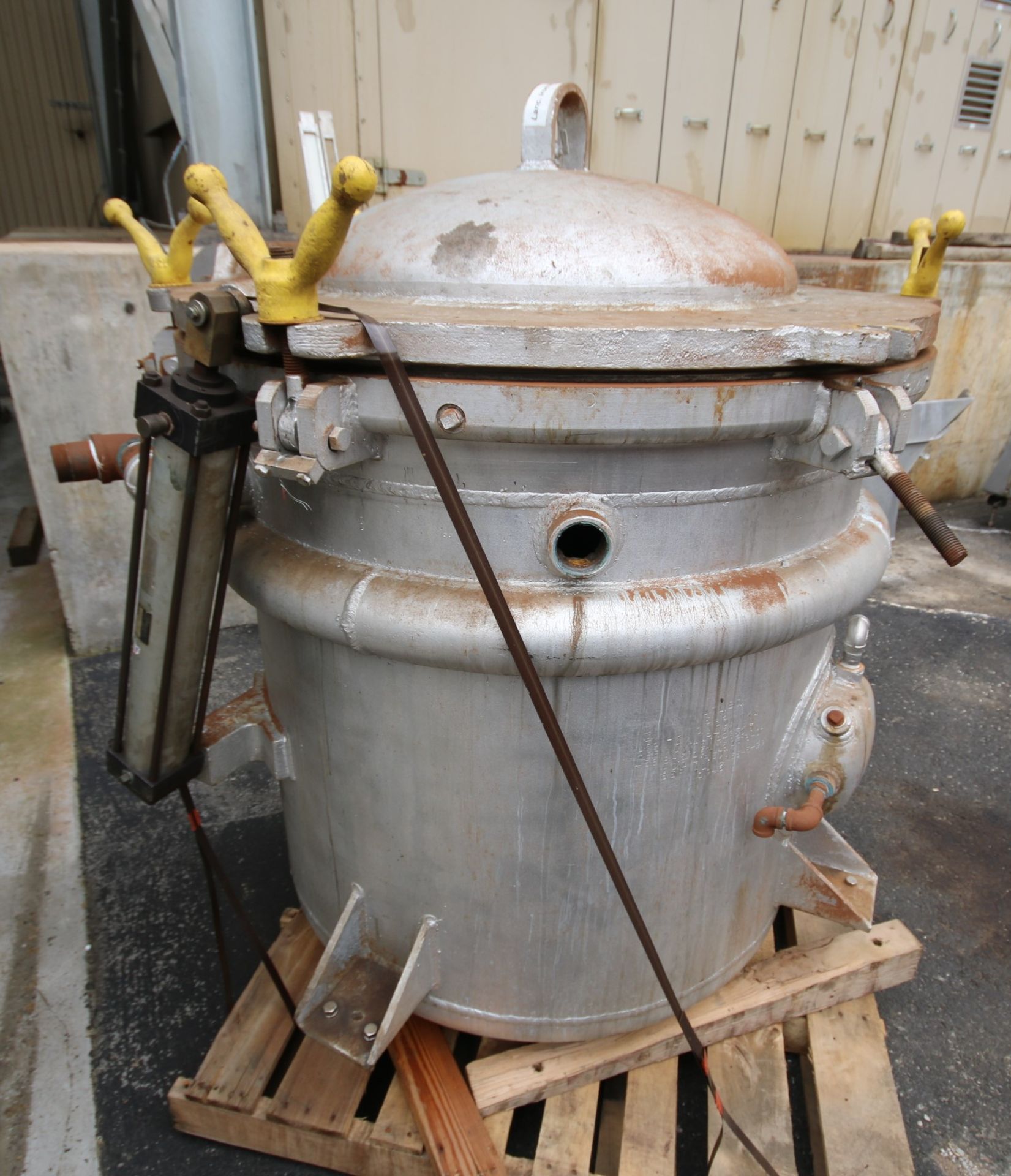 Lanc Iron Works Single Chamber Vertical Retort, SN 135-5-19, 30 lbs Max WP, 650 Degree Max Temp, - Image 4 of 5