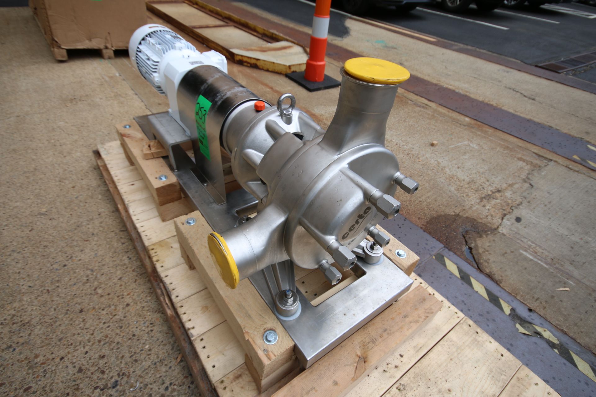 New Masosine Positive Displacement Pump, Type Certa 500, S/N 170613-0441, with 4" x 4" Clamp Type