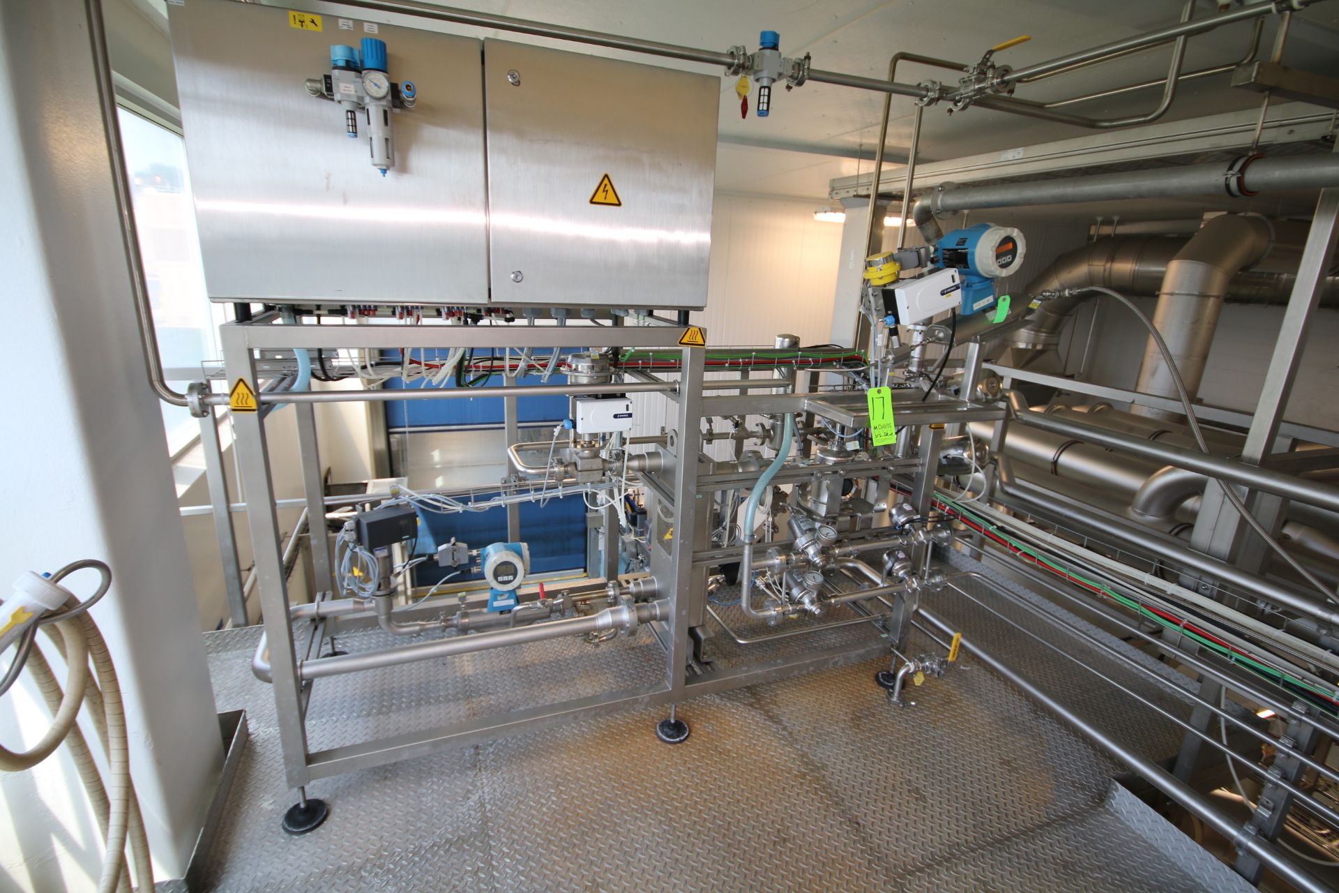 Terboben Filtration System, with (2) Endress Hauser Flow Meters, (1) S/S Press, S/S Valving, All