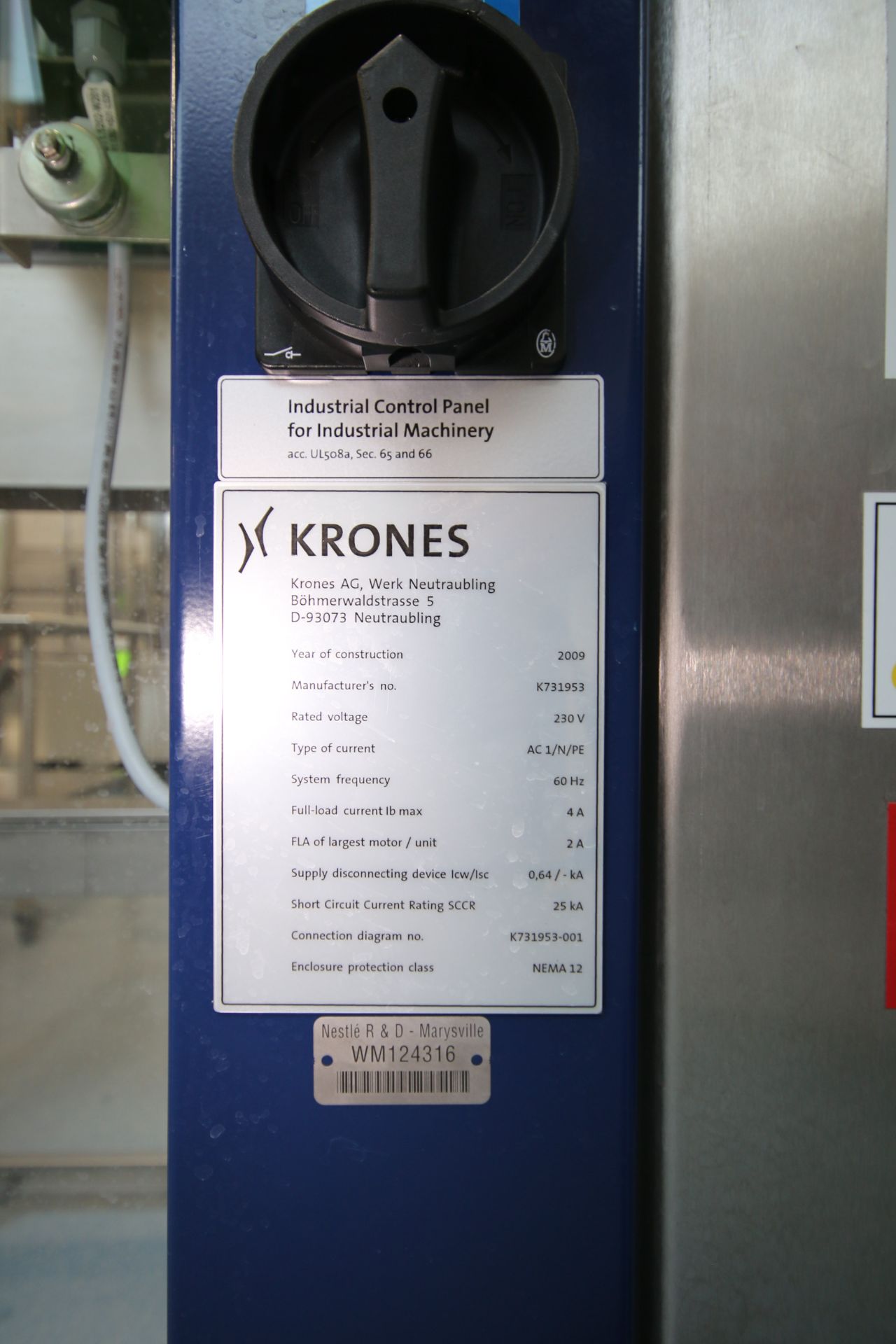 BULK BID: Entire Krones Aseptic Filling line. Lots 1-24. - Image 160 of 174