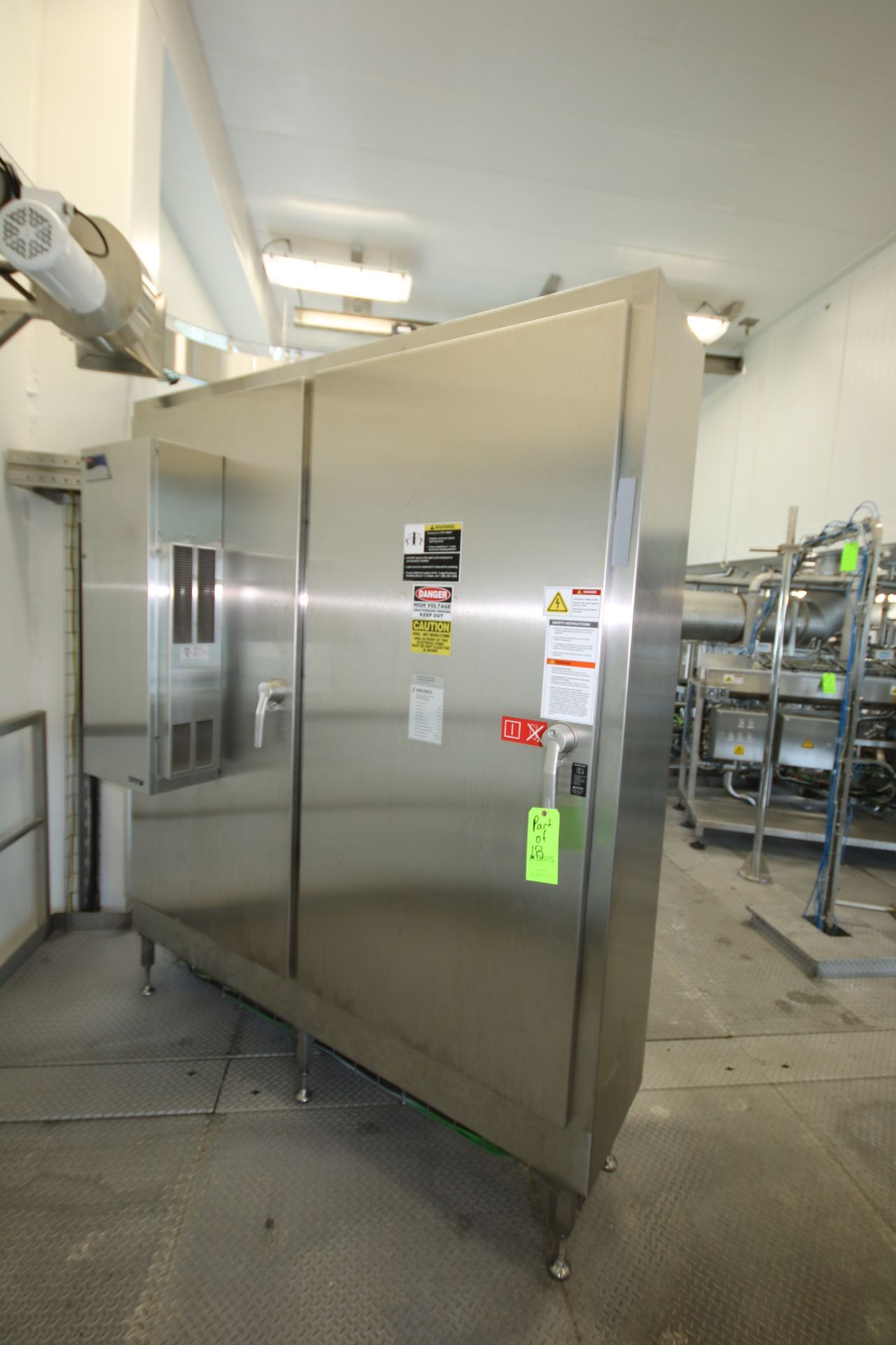 BULK BID: KRONES ASEPTIC FILLING SYSTEM, 2009 Krones PET-Aseptic Filling System, S/S Vaporization - Image 12 of 50