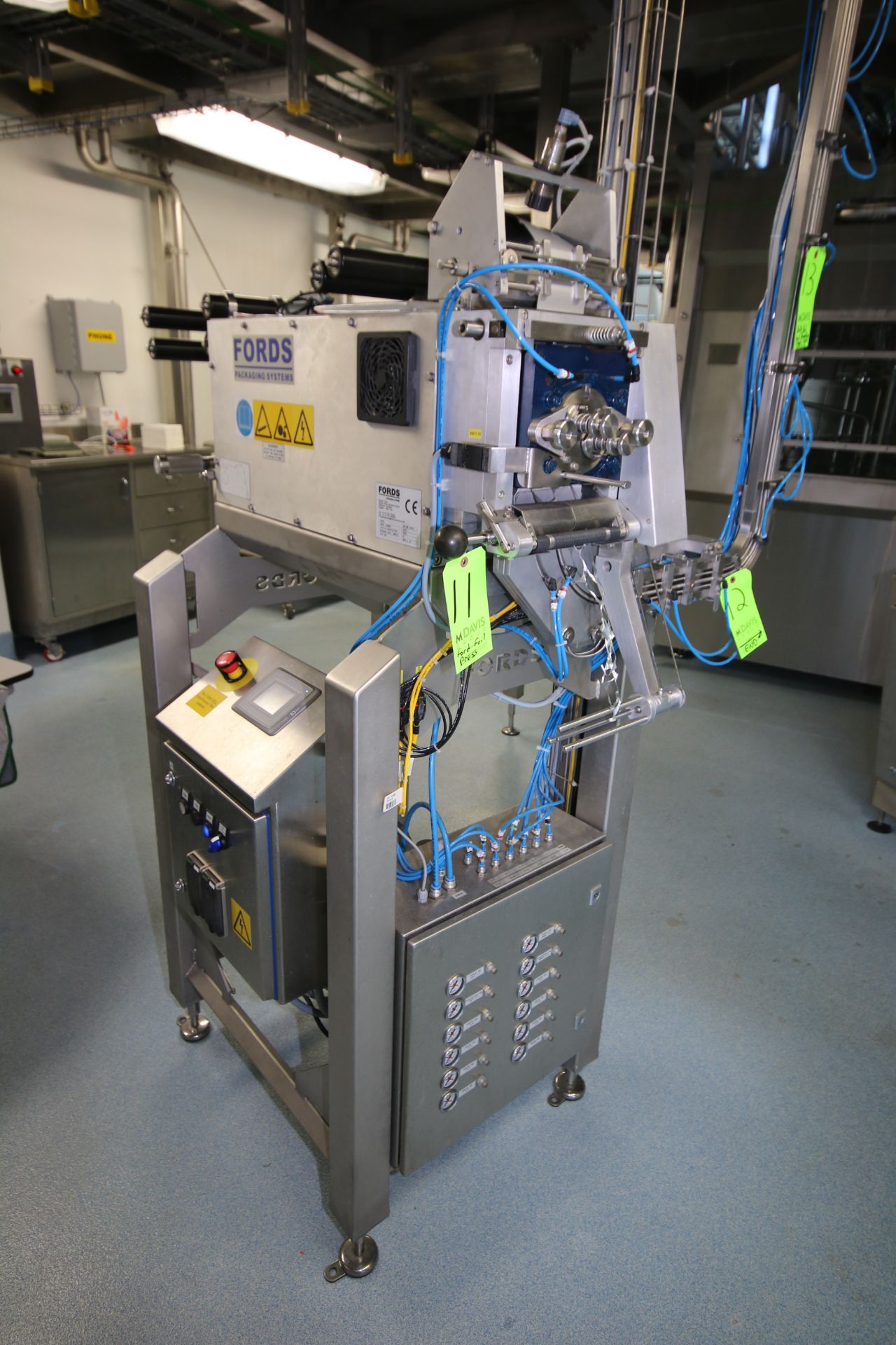 BULK BID: FOIL HANDLING AND SANITATION SYSTEM, 2009 Fords Foil Press, S/S Foil Cap Sanitation