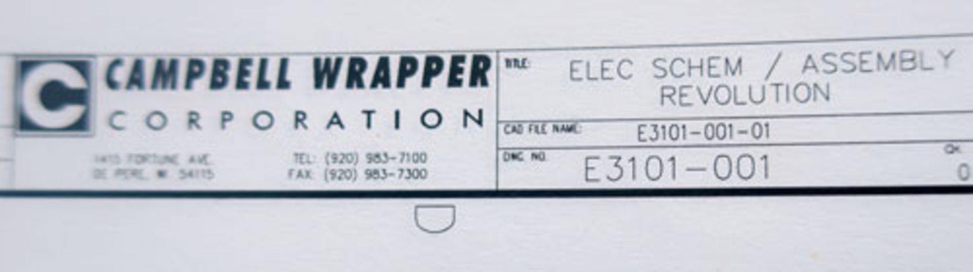 Campbell Wrapper Corp. Horizontal Flow Wrapper, Model: Revolution. Unit has a 2-up seal head, - Image 23 of 46