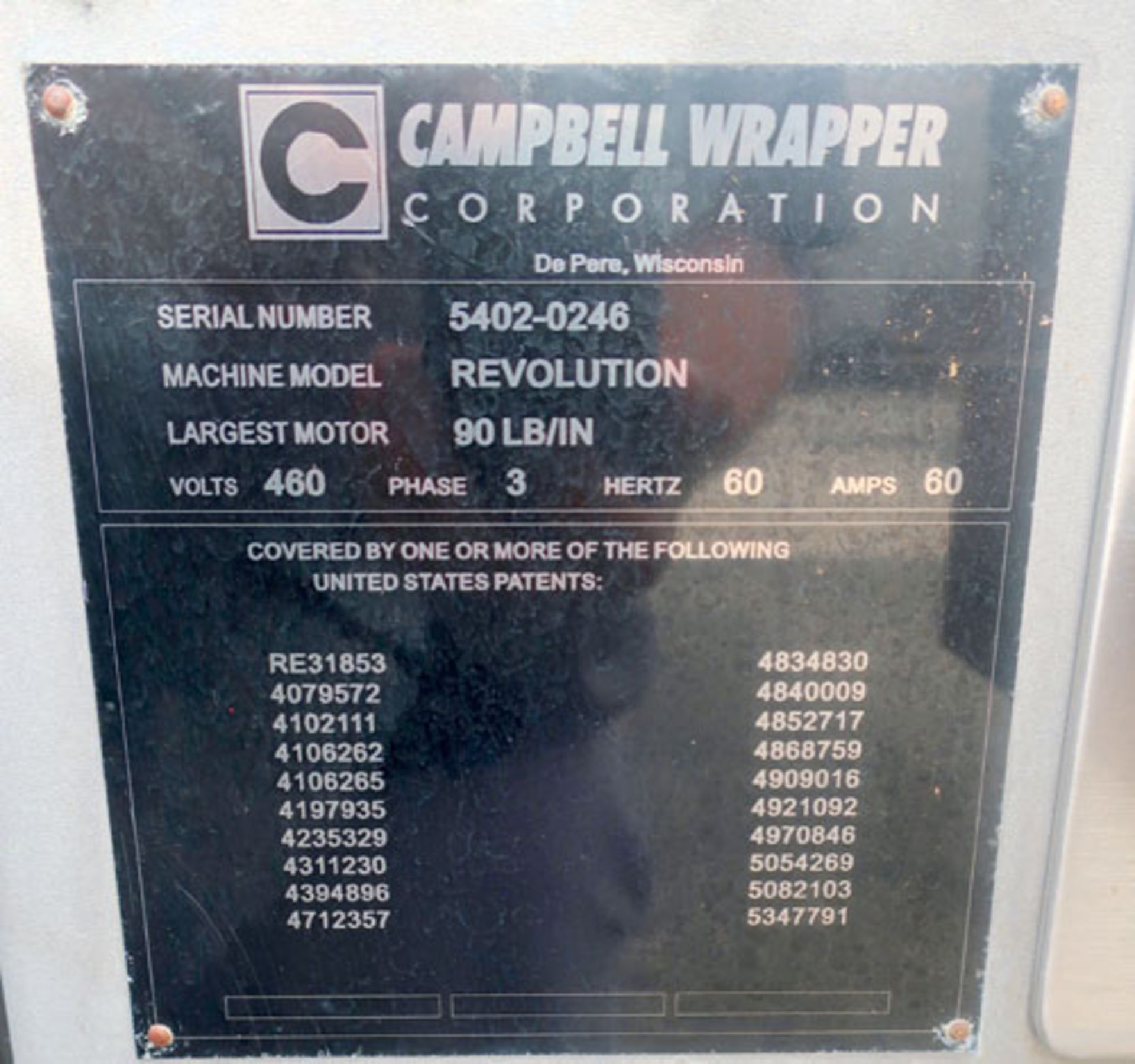 Campbell Wrapper Corp. Horizontal Flow Wrapper, Model: Revolution. Unit has a 2-up seal head, - Image 31 of 46