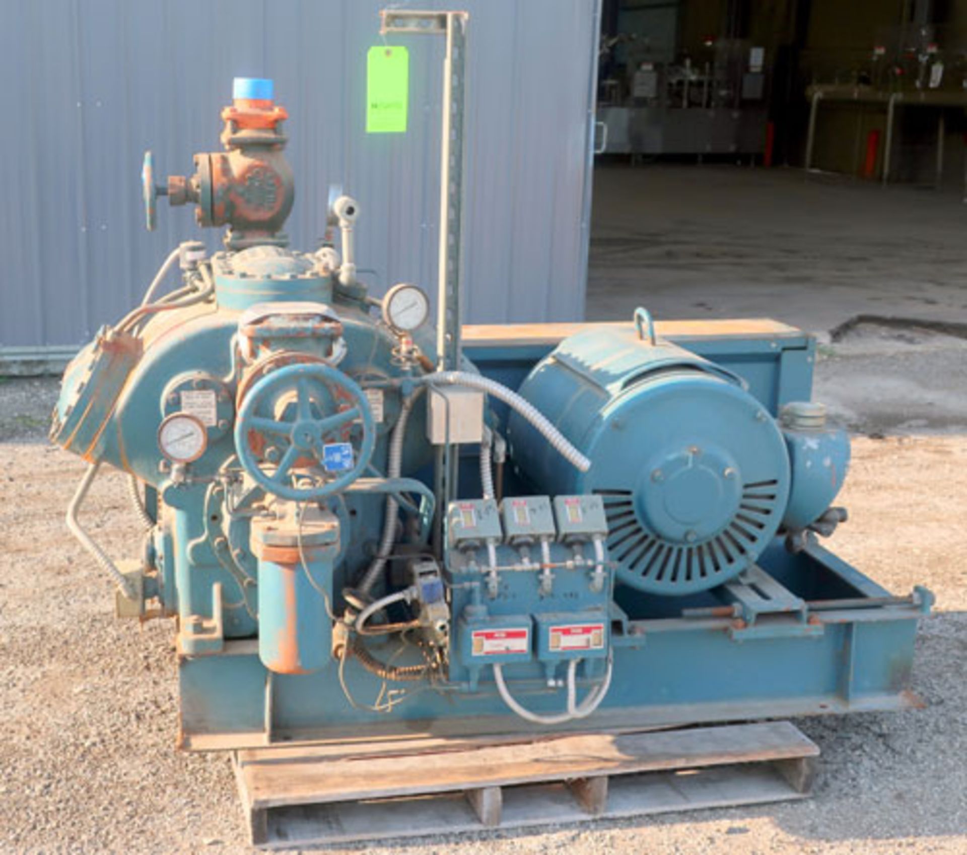 Vilter VMC 450XL 6-Cylinder Reciprocating Compressor. 3/60/230-460v, 1760 rpm, 125 HP. Test