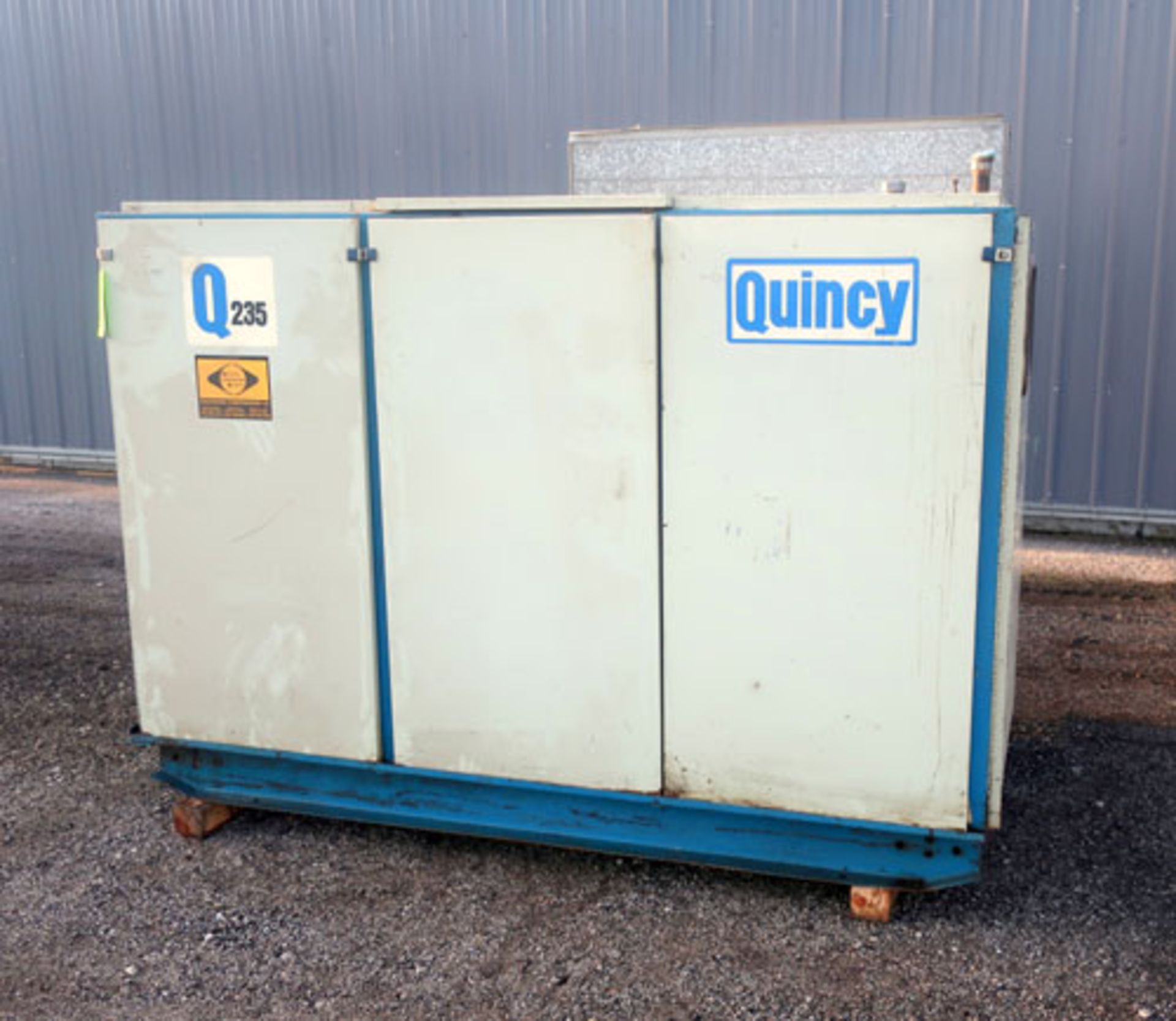 Quincy Q235 Rotary Screw 50 HP Air Compressor, Model QSI-235 ACA 3. Serial # 204-102-0-8585-B. - Image 5 of 11