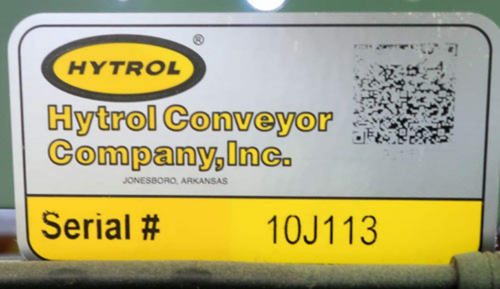 Lot of (2) sections of Hytrol roller conveyor, approximately 52" wide x 10' long. - Image 5 of 6