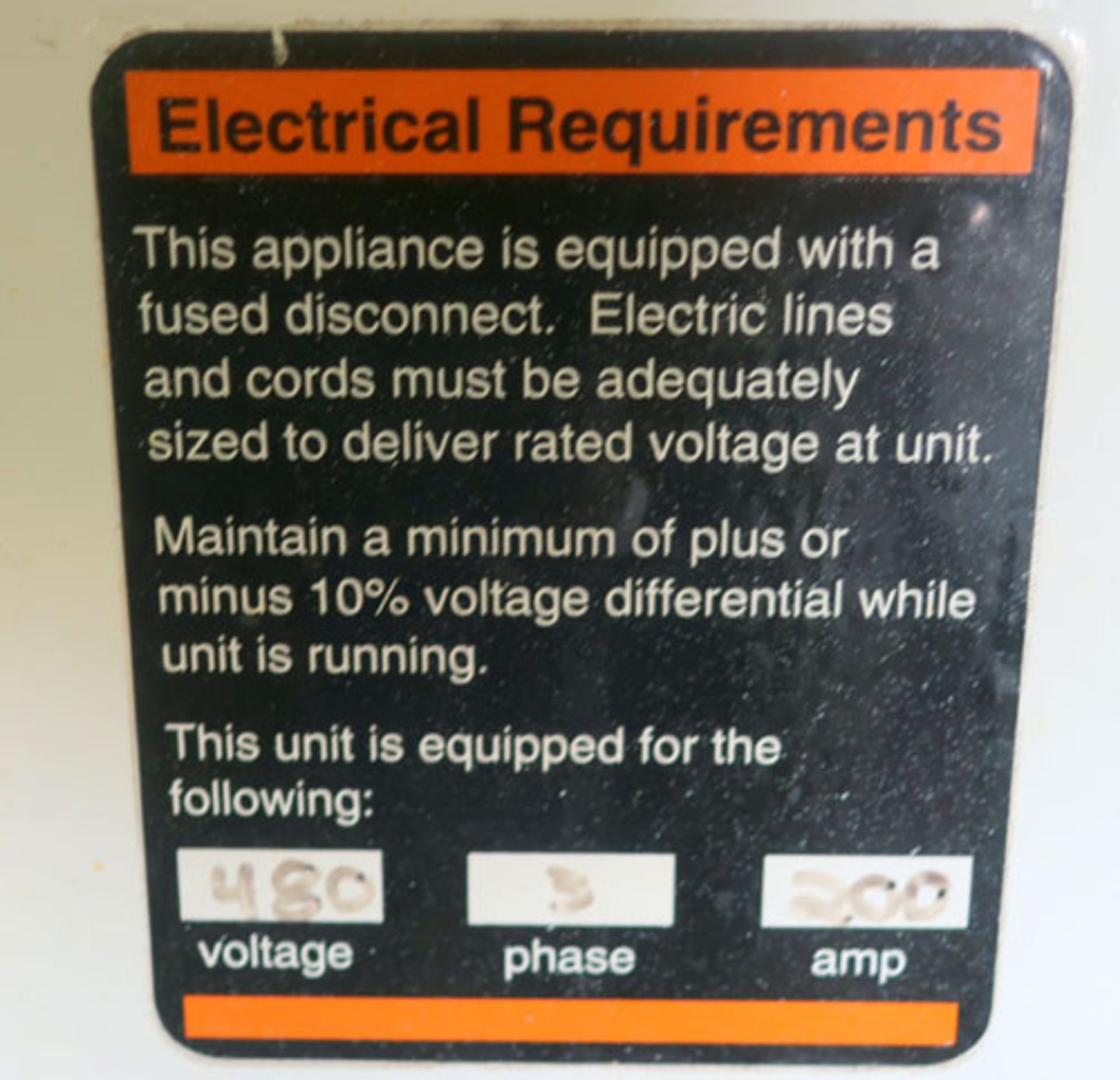 Temp-Air Portable Electric Heater, Model ETHP-1500, Serial # 1563. - Image 7 of 10