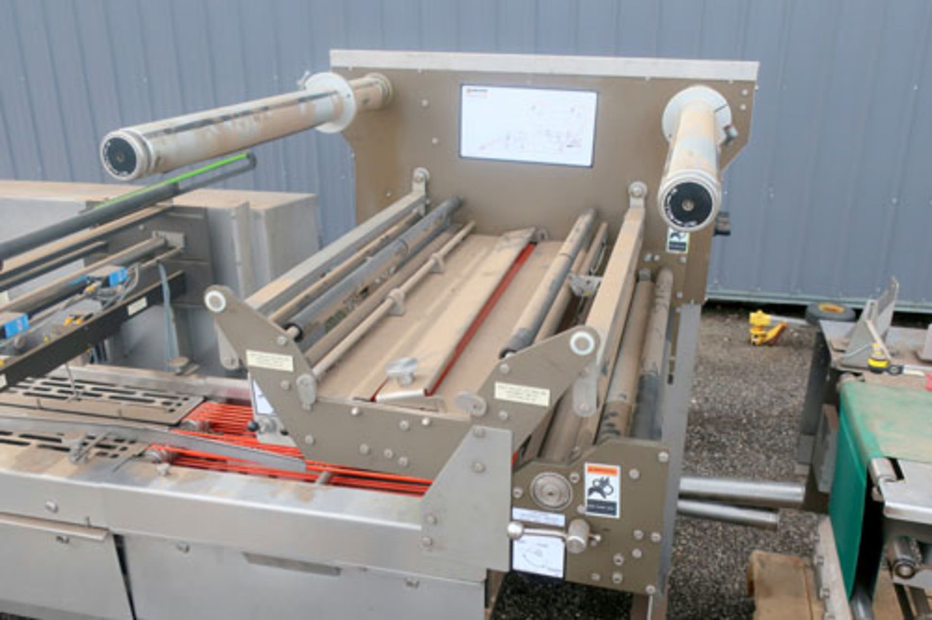 Campbell Wrapper Corp. Horizontal Flow Wrapper, Model: Revolution. Unit has a 2-up seal head, - Image 16 of 46