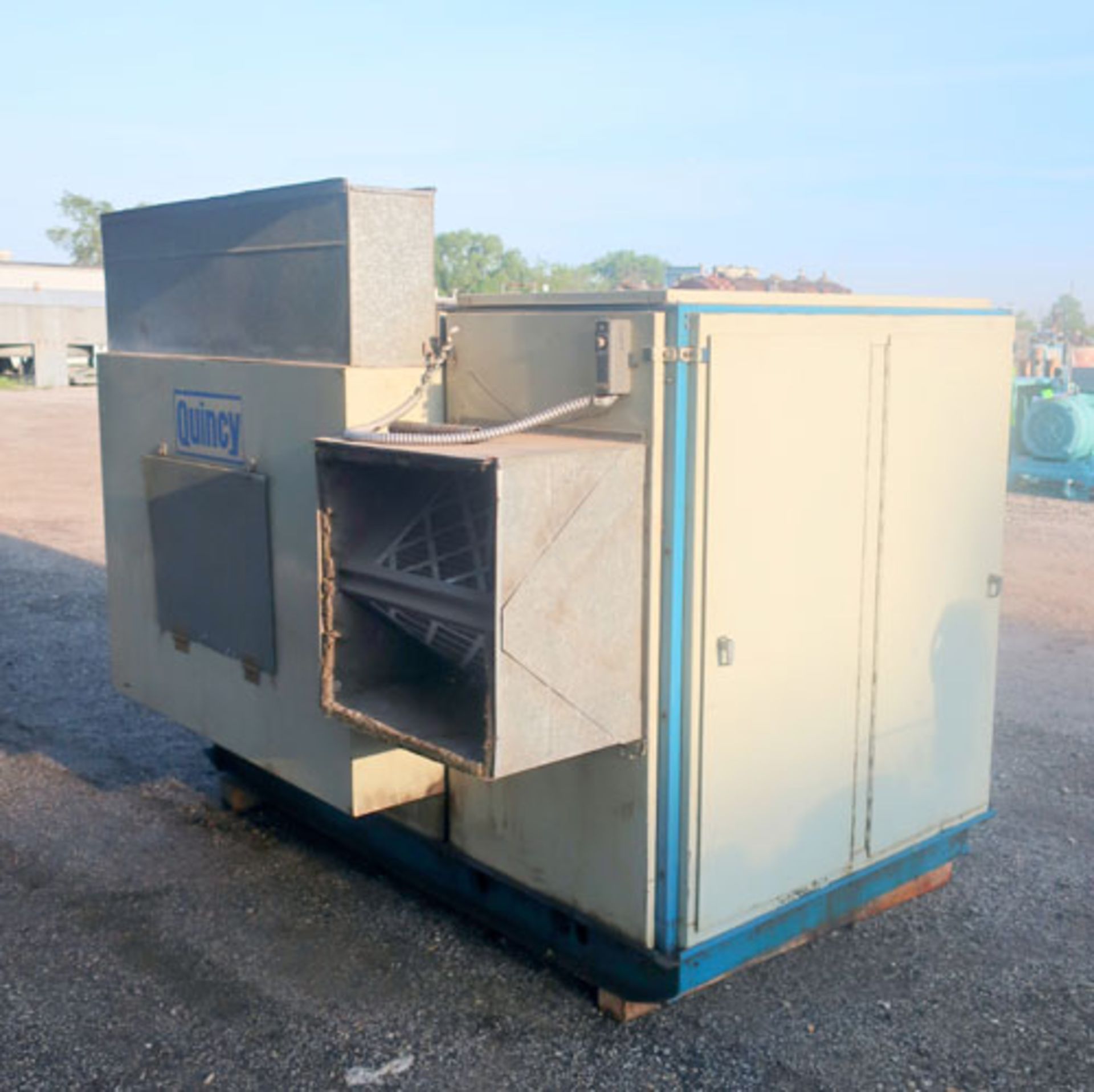 Quincy Q235 Rotary Screw 50 HP Air Compressor, Model QSI-235 ACA 3. Serial # 204-102-0-8585-B. - Image 3 of 11