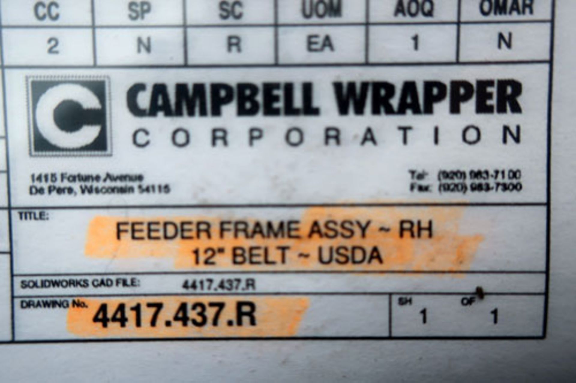 Campbell Wrapper Corp. Horizontal Flow Wrapper, Model: Revolution. Unit has a 2-up seal head, - Image 27 of 46