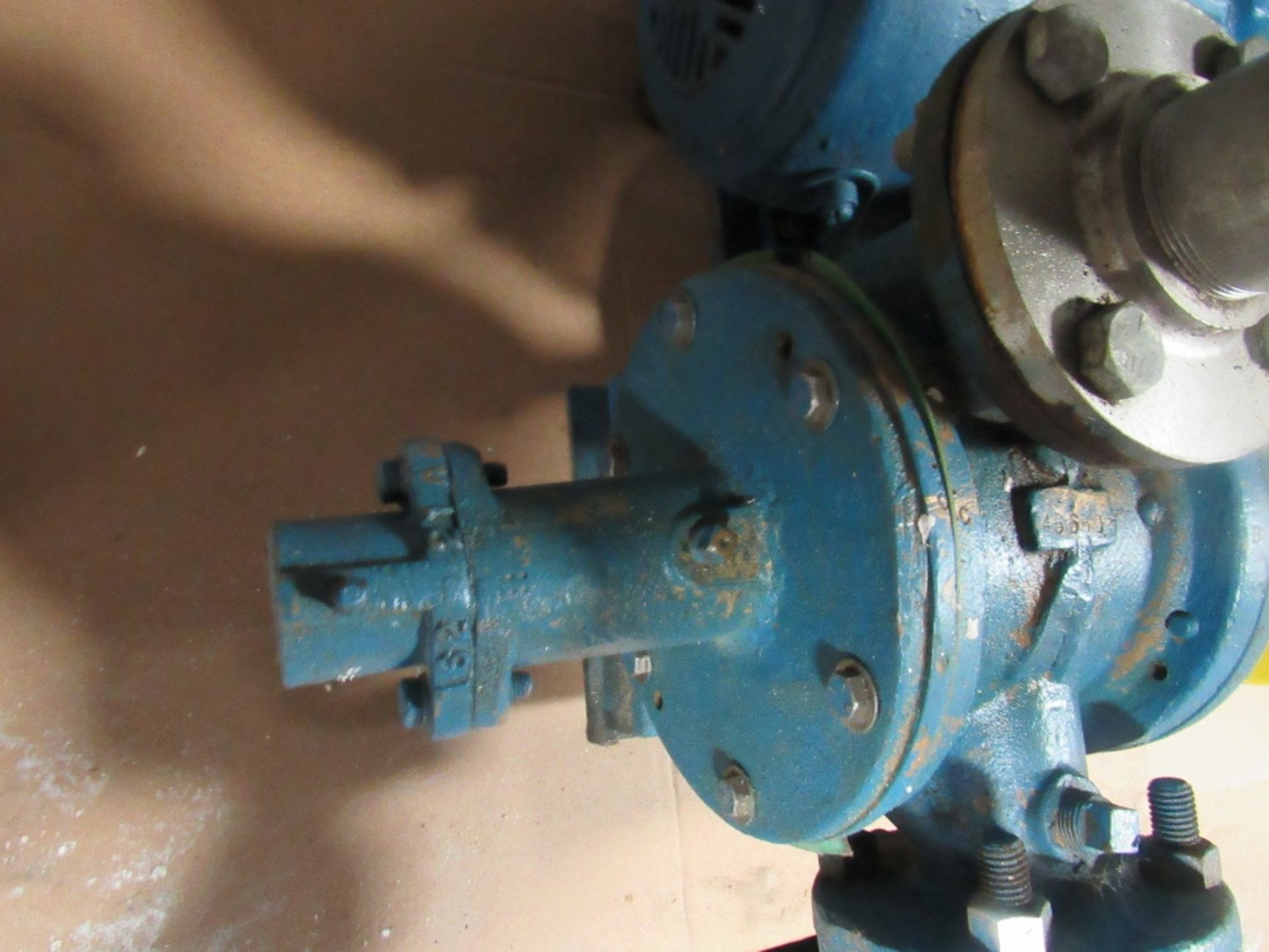 Positive displacement Pump with Relief Valve, Chain and Sprocket drive. -- (RIGGING INCLUDED WITH - Image 4 of 10