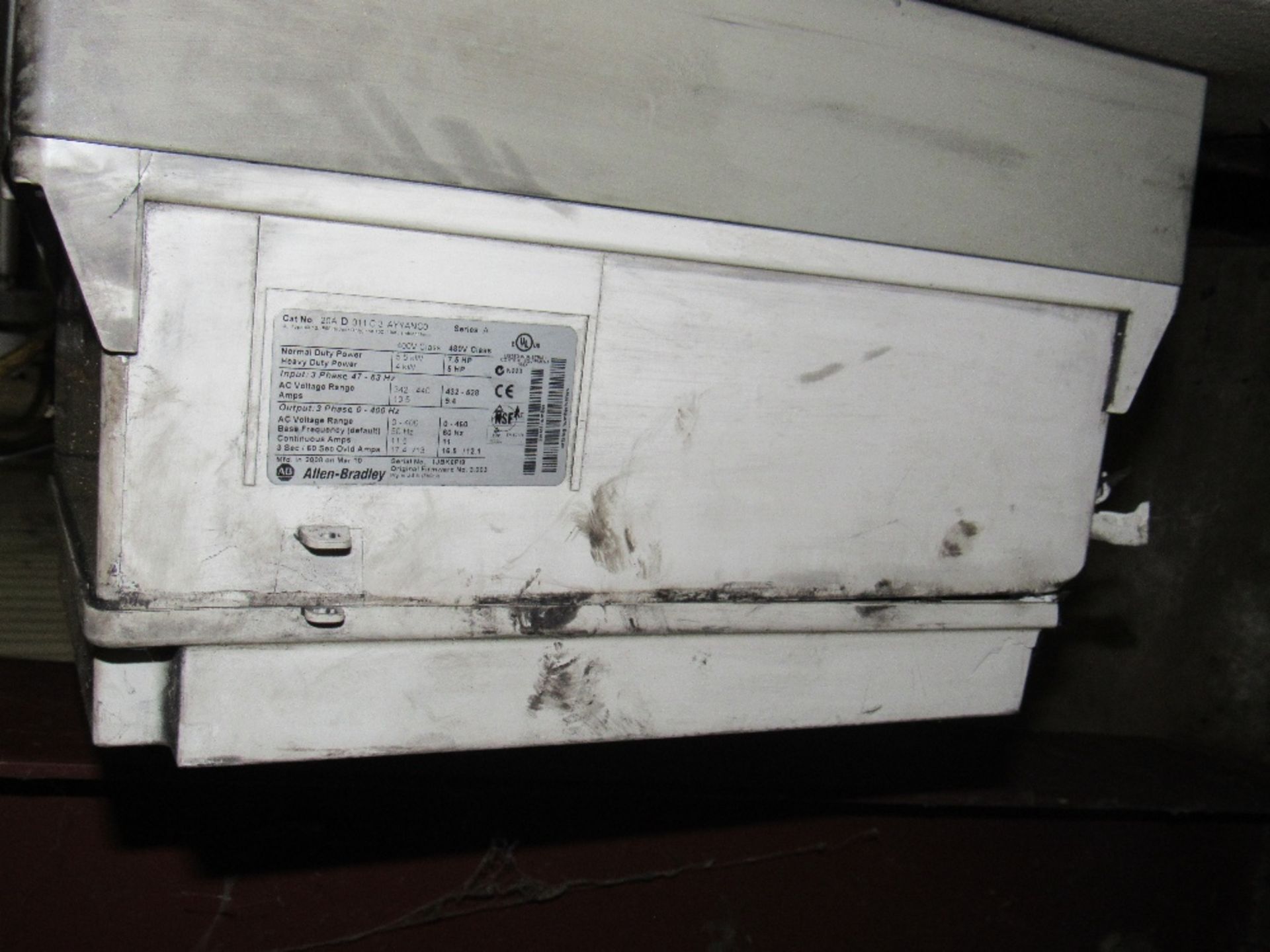 480V Electric Control Box with Misc. controller including VFD, Disconnect, etc. -- (RIGGING INCLUDED - Image 8 of 36