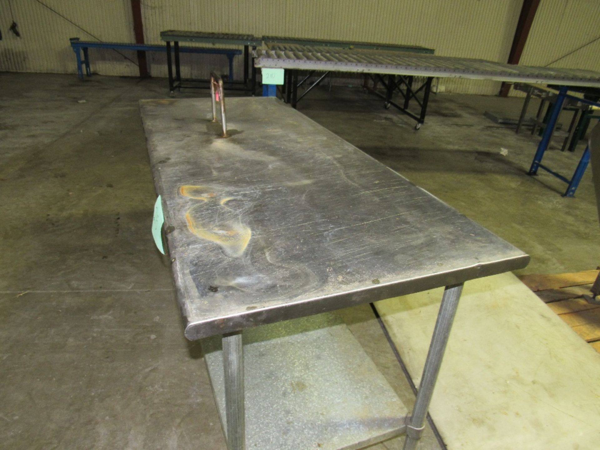 Stainless Steel Table with Teflon removable Plate Cover - Galvanized second surface -- (RIGGING - Image 9 of 14