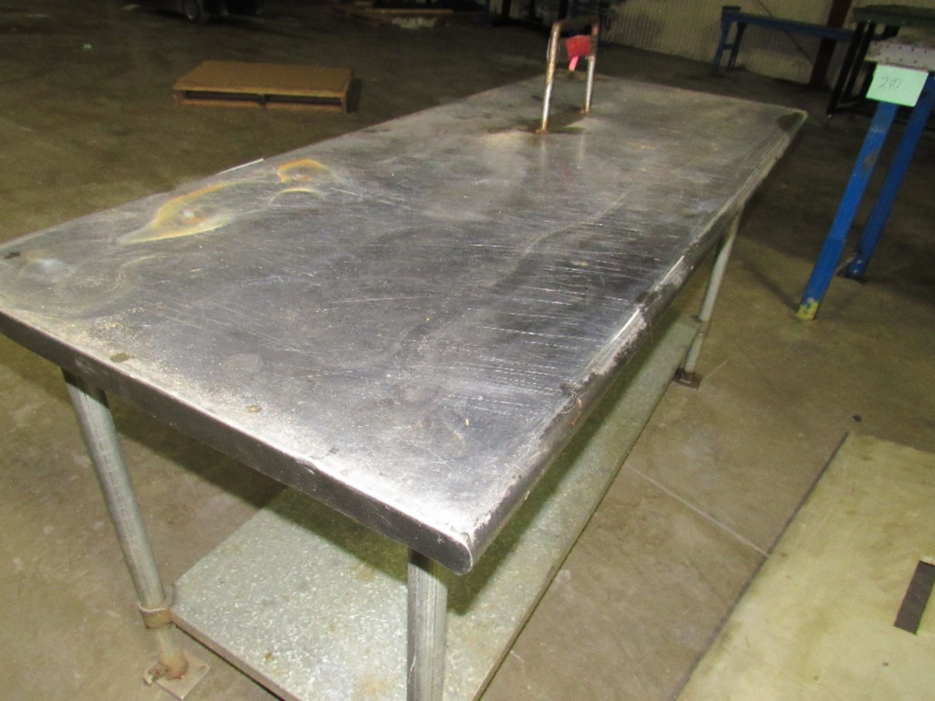 Stainless Steel Table with Teflon removable Plate Cover - Galvanized second surface -- (RIGGING - Image 14 of 14