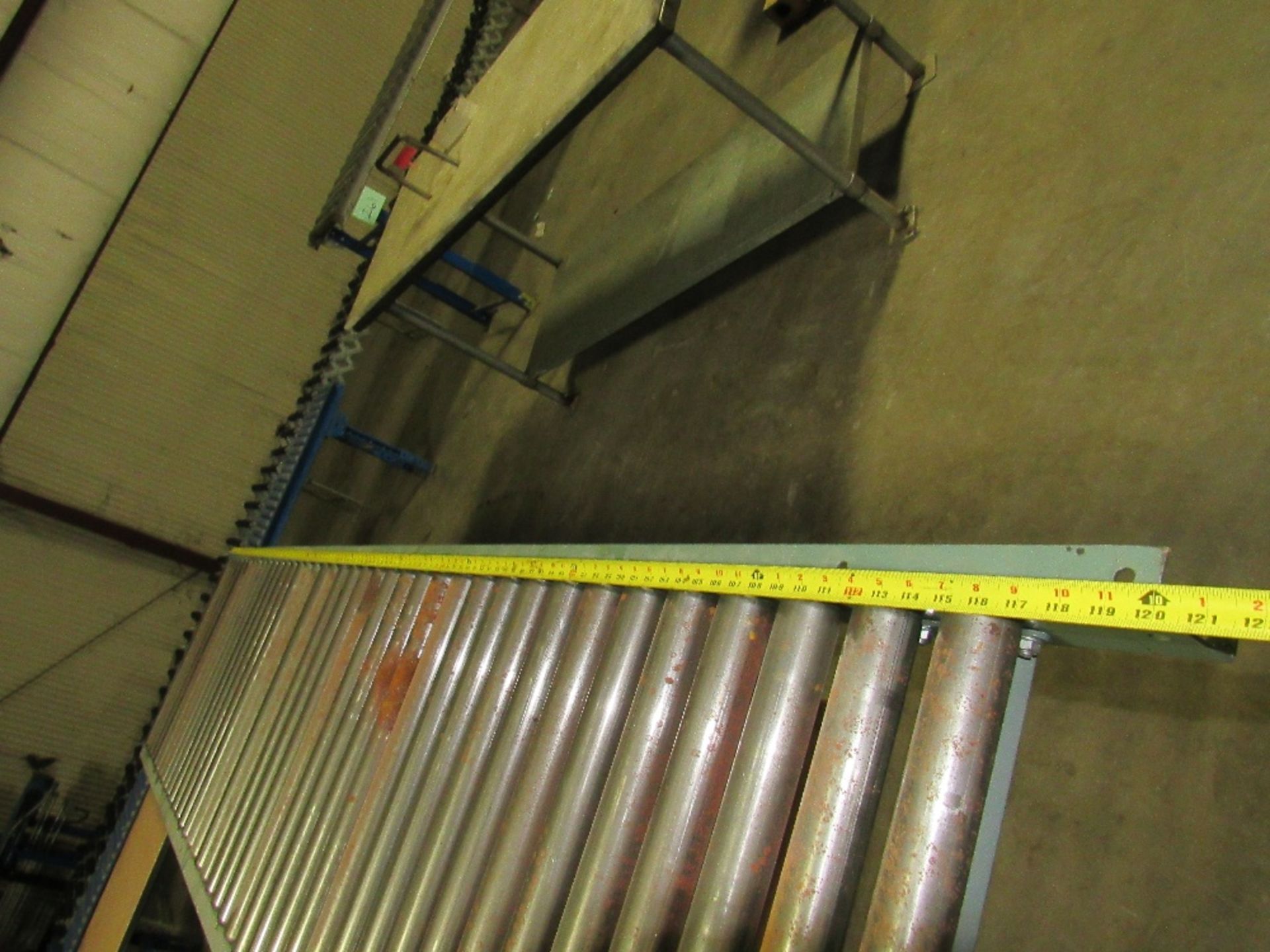 Little used Packing Conveyor with Hytrol Roller conveyor - two work surfaces - square tube base on - Image 6 of 14