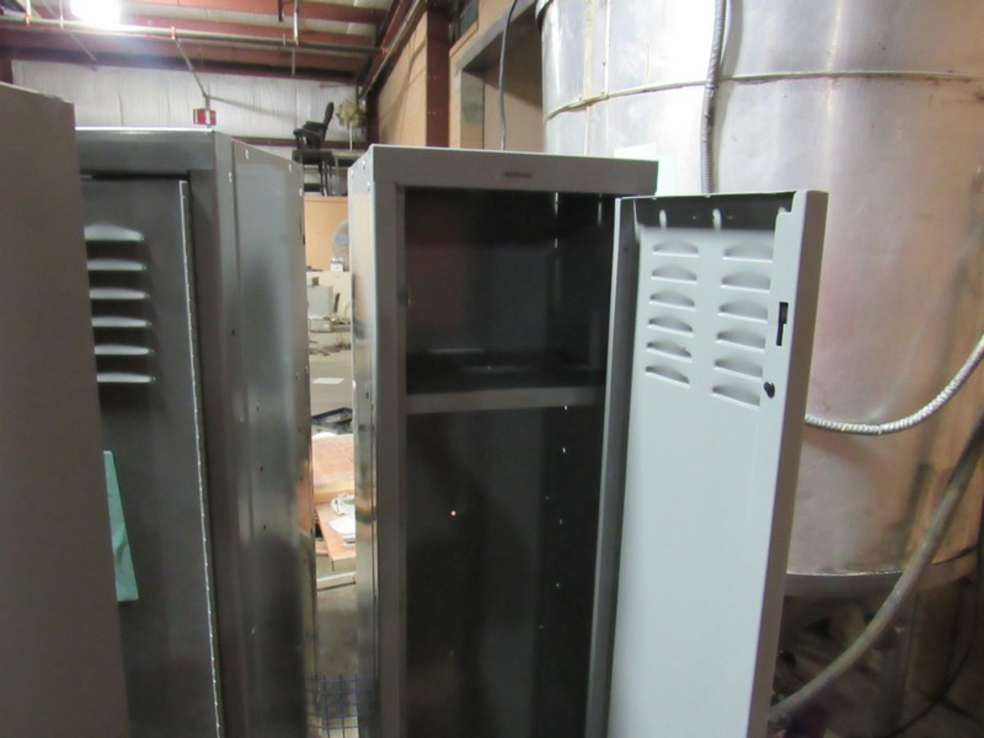 One Lot 5 List Industries Locker with one shelf, 12" wide, Removal and loading charges are - Image 2 of 3