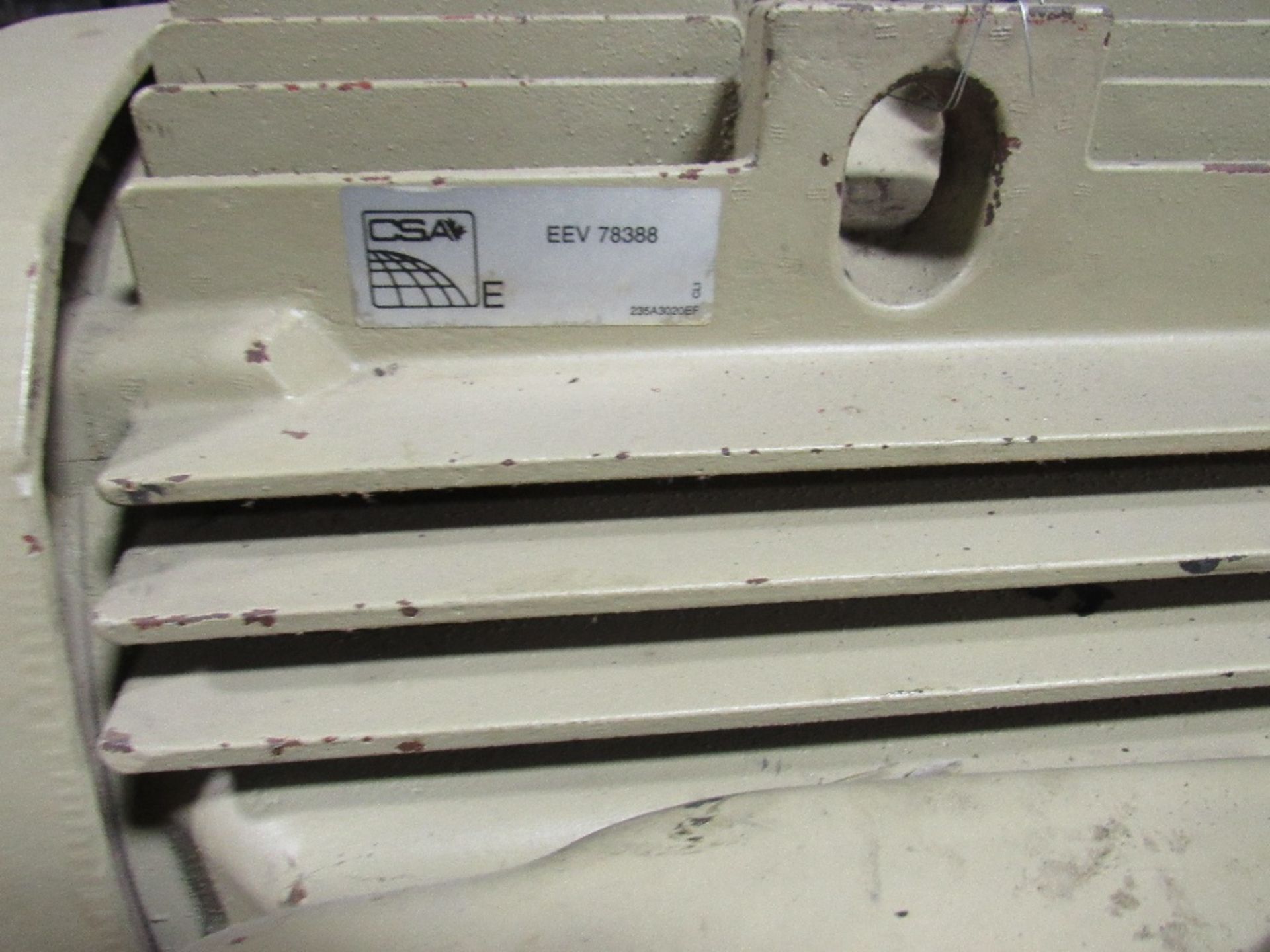 40-HP GE Energy Saver High Speed Electric Motor Model #5KS324AS205D22, 230/460 Volts, 97.4/48.7 - Image 3 of 12