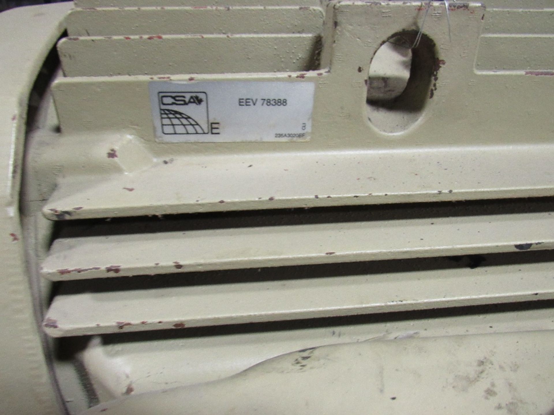 40-HP GE Energy Saver High Speed Electric Motor Model #5KS324AS205D22, 230/460 Volts, 97.4/48.7 - Image 4 of 12