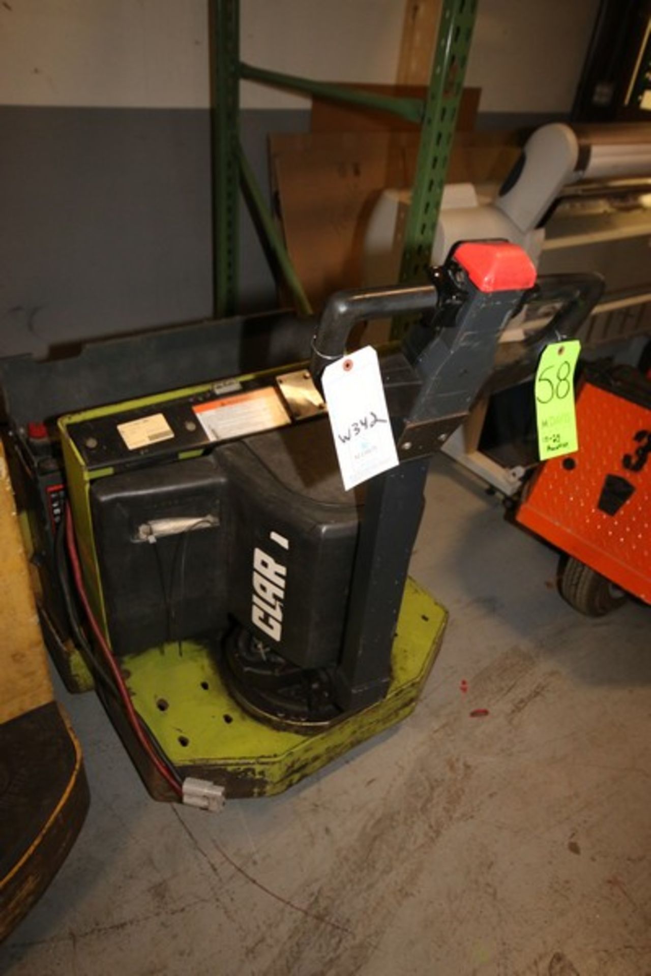 Clark 24 V Electric Pallet Jack, S/N 700739, Unit No. PJ 105, with 48" L Forks (NOTE: Bad