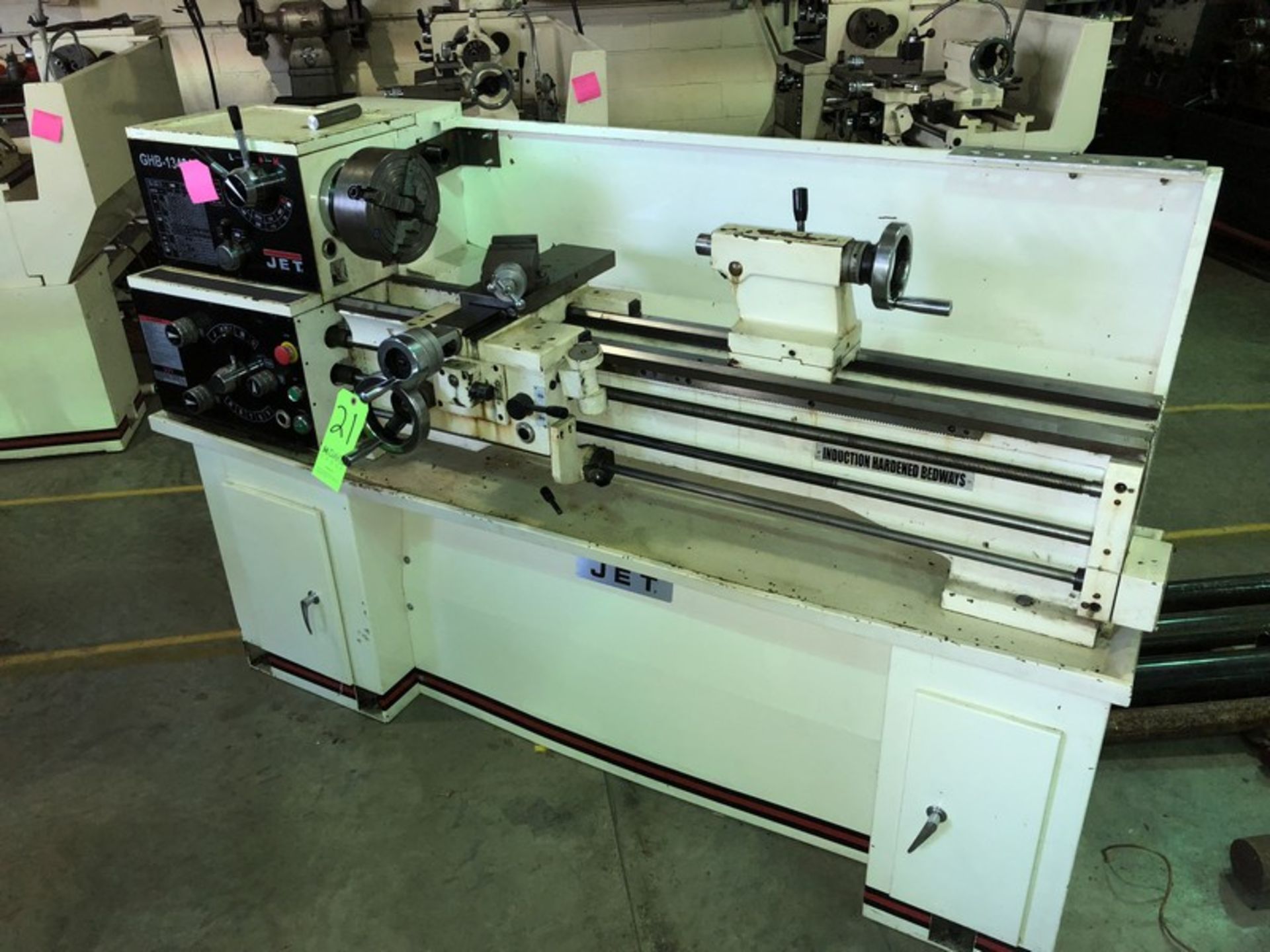 Jet Lathe, M/N GH-1440W-3, S/N 101224464, with Aprox. 55" Working Area (LOCATED IN FARMINGTON, - Image 2 of 4