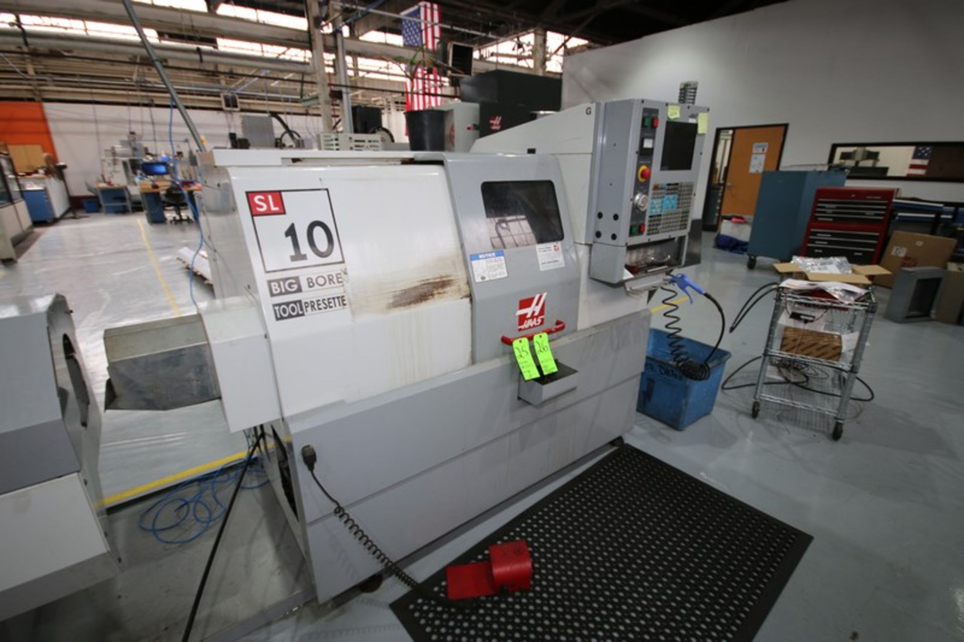 BULK BID: HAAS SL10B Big Bore Turning Center Lathe, S/N 69484, and HAAS Automatic Bar Feeder, M/N - Image 4 of 4