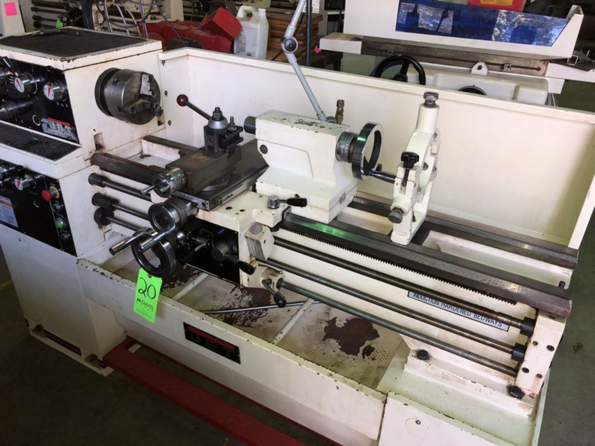 Jet Lathe, M/N GH-1440W-3, S/N 608W1654W, with Aprox. 55" Working Area (LOCATED IN FARMINGTON, - Image 2 of 4