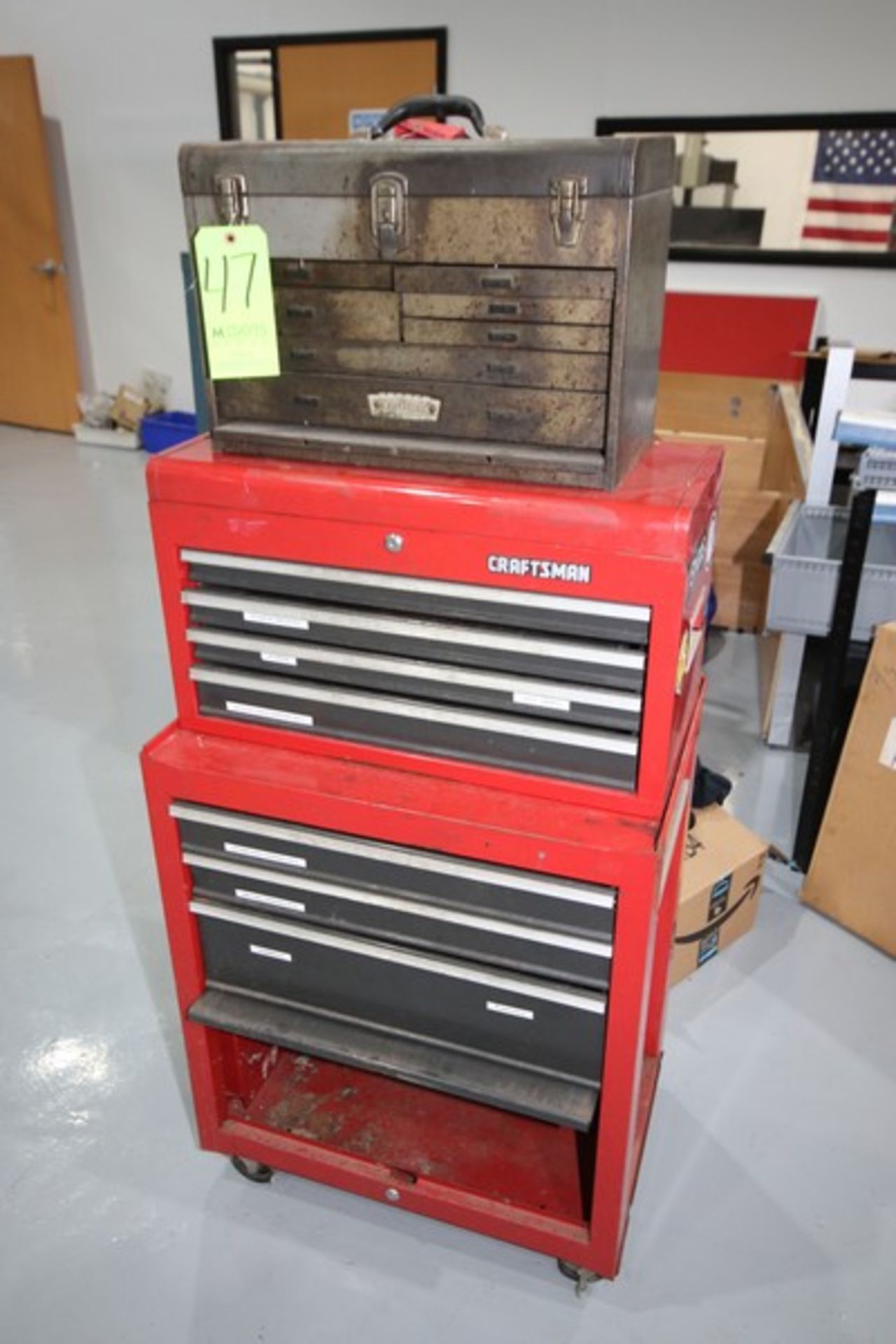 Craftsman Portable Tool Box, witih 1-Additional Tool Box (LOCATED IN PITTSBURGH, PA)