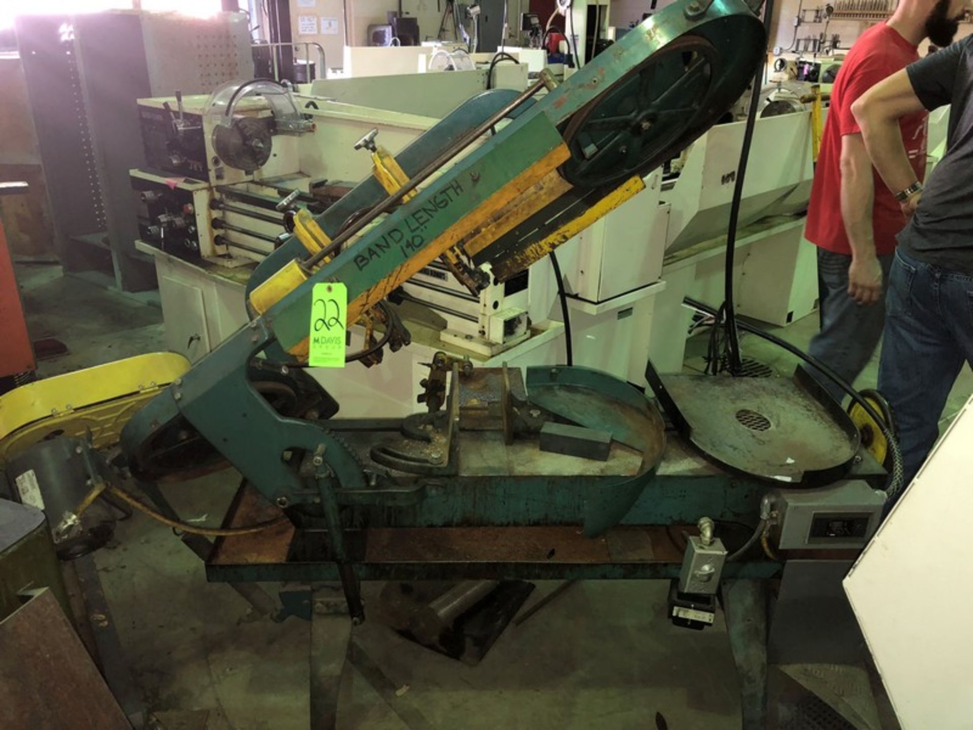 Wellsaw Horizontal Band Saw, Model 8, S/N 22357, Band Length 140" (LOCATED IN FARMINGTON, WEST