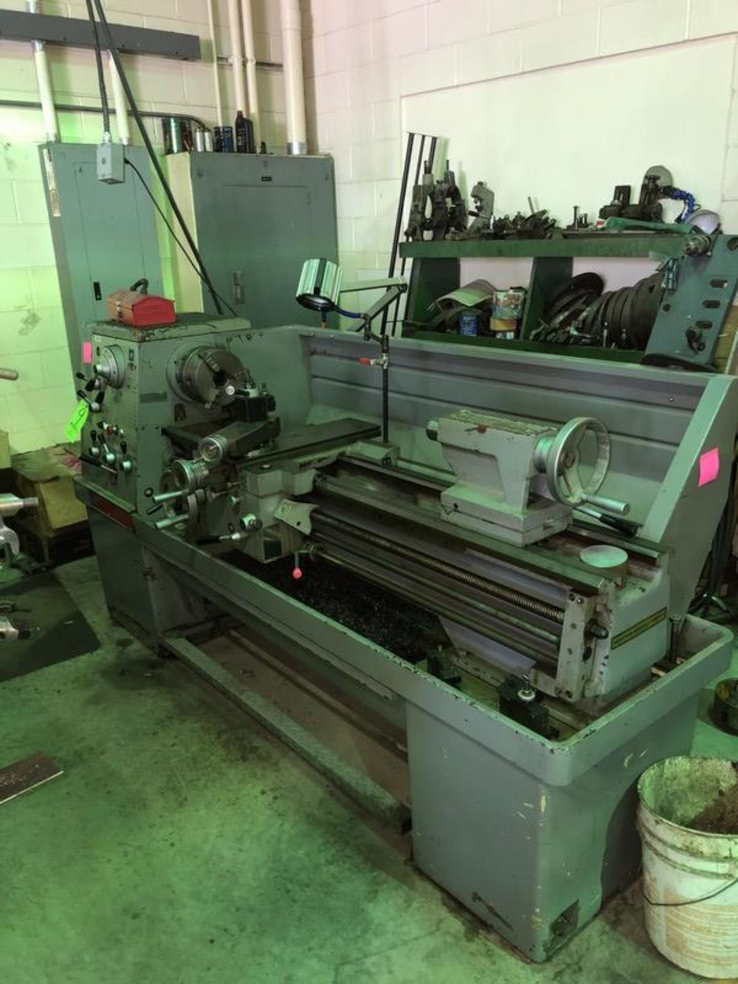 Jet Lathe, M/N Jet-1500, S/N 4659, Main Motor 7-1/2 hp, with Adjustable Table, Aprox. 72" L - Image 2 of 4