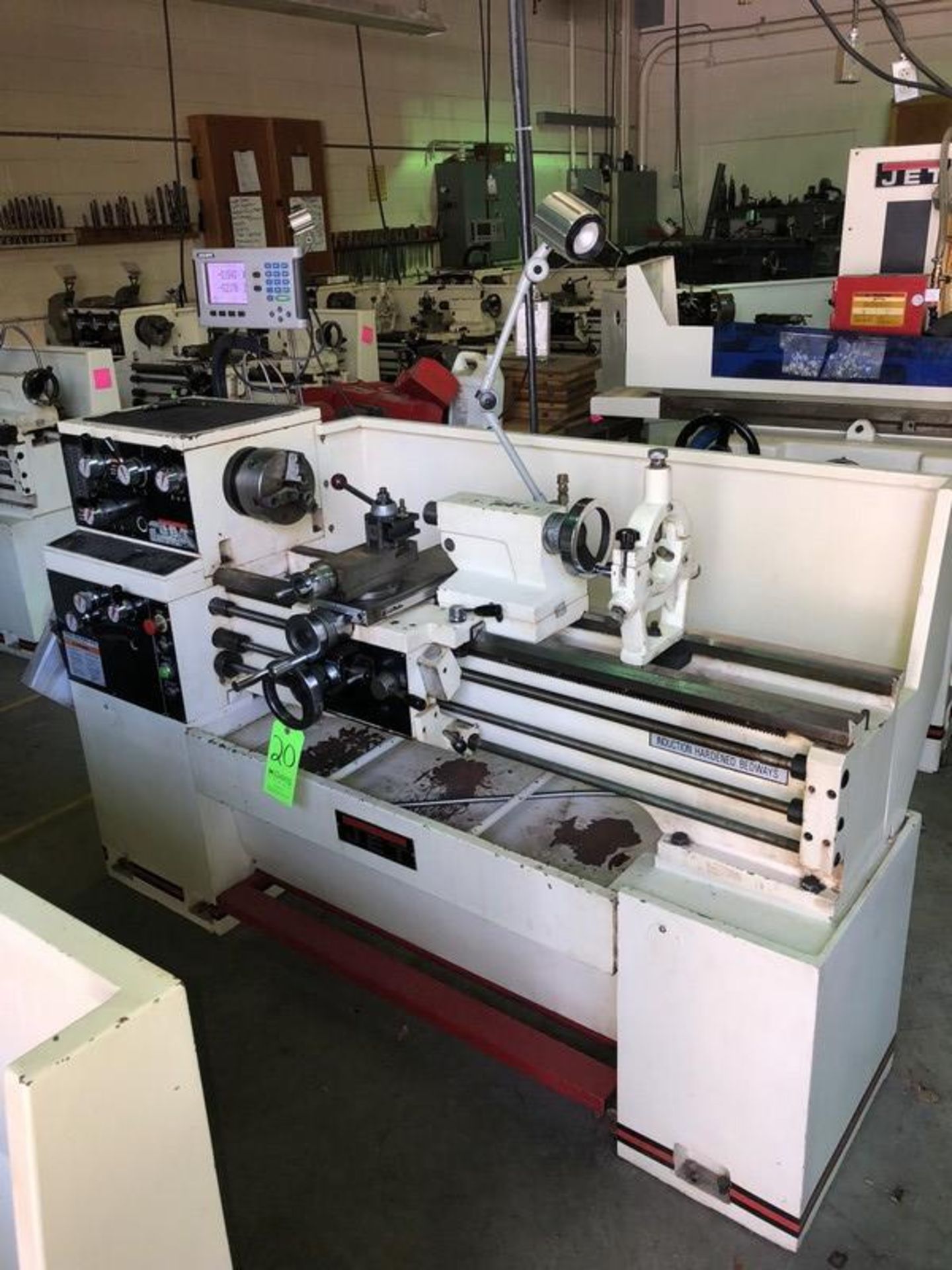 Jet Lathe, M/N GH-1440W-3, S/N 608W1654W, with Aprox. 55" Working Area (LOCATED IN FARMINGTON,