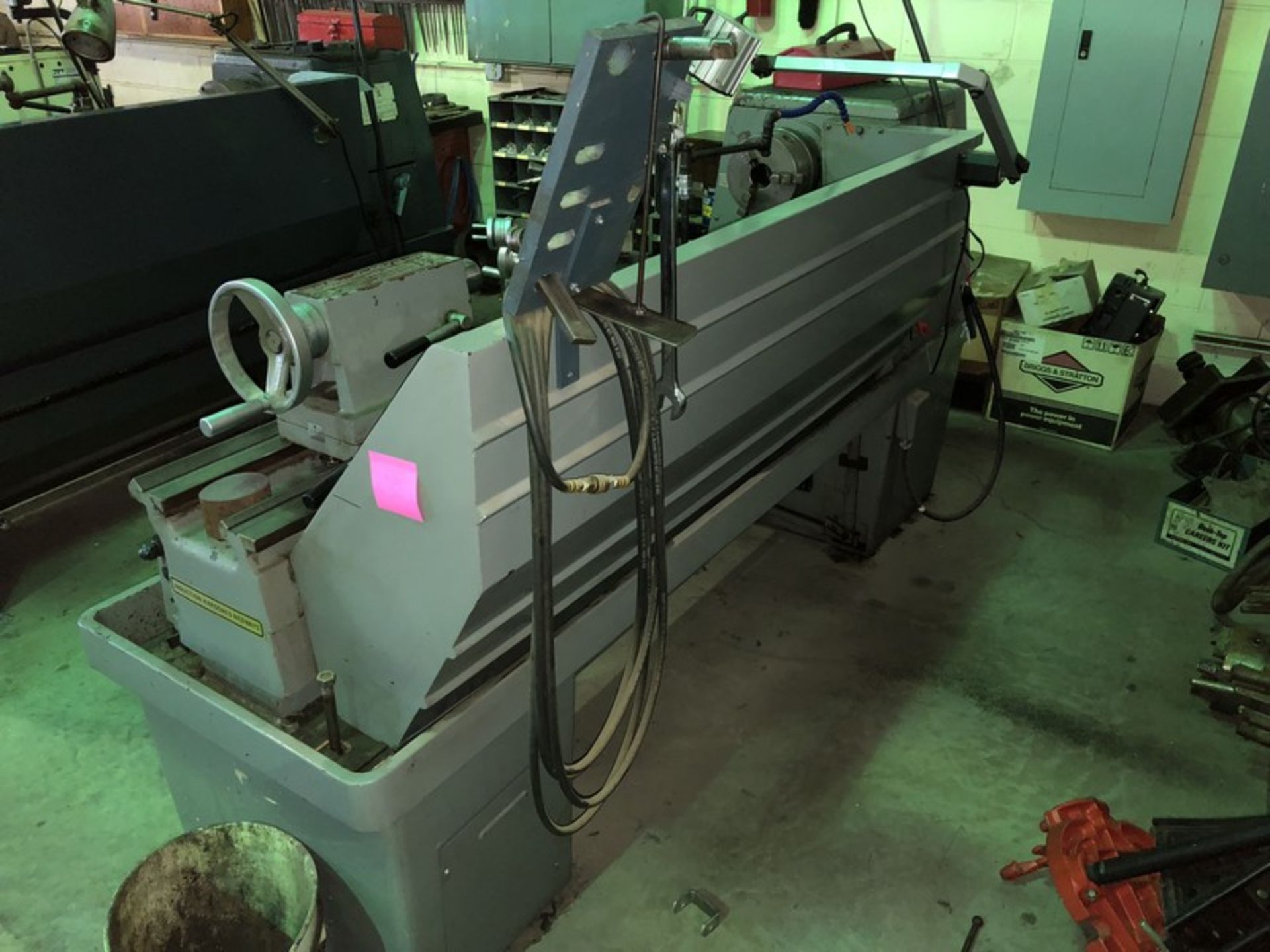 Jet Lathe, M/N Jet-1500, S/N 4659, Main Motor 7-1/2 hp, with Adjustable Table, Aprox. 72" L - Image 4 of 4