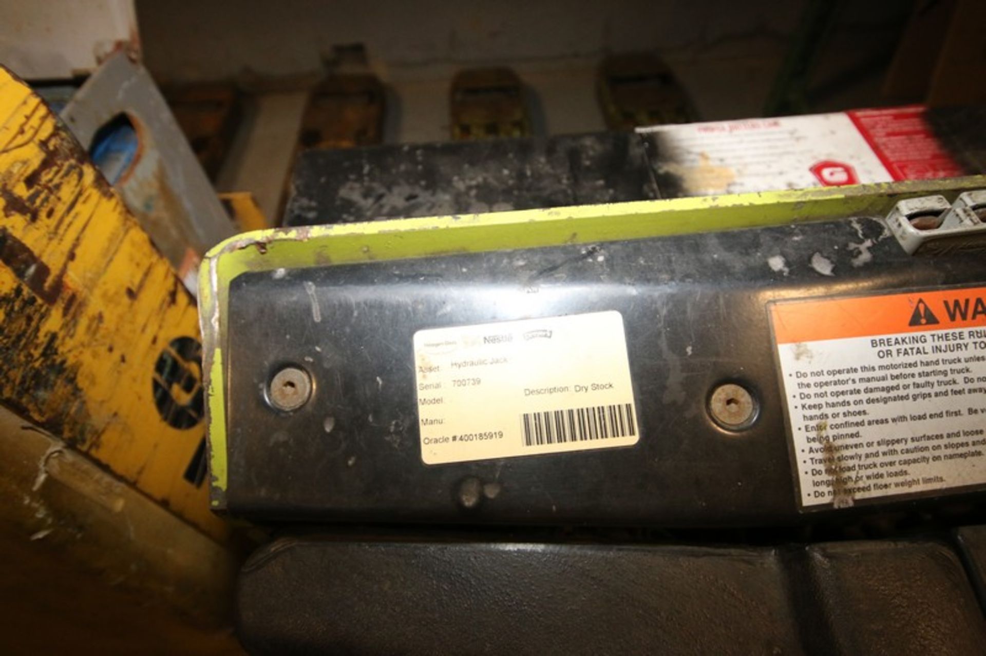 Clark 24 V Electric Pallet Jack, S/N 700739, Unit No. PJ 105, with 48" L Forks (NOTE: Bad - Image 5 of 5