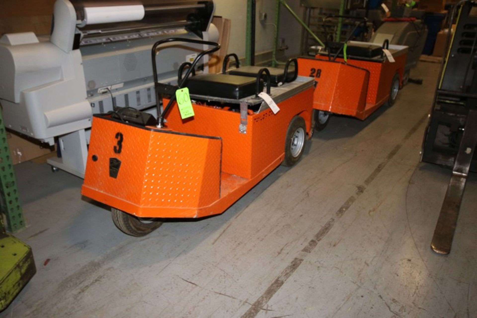 Taylor Dunn 3-Wheel Electric Plant Cart, with 2-Seats and Trailer Hitch, (UNIT 3) (MDG-W315) ( - Image 2 of 4