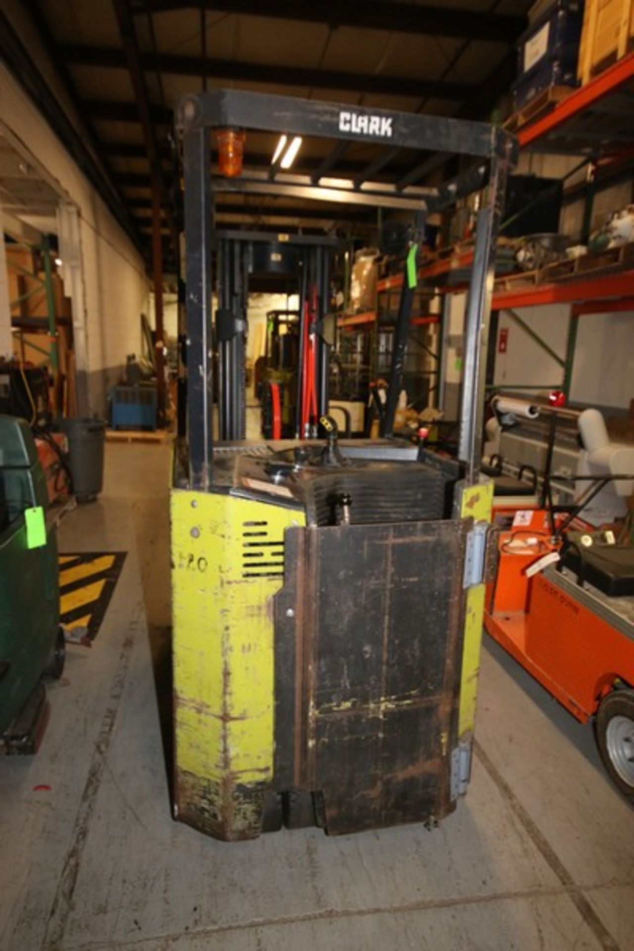 Clark 3,200 lb. Capacity Stand Up 36 V Electric Forklift, M/N ESM1117, S/N ESM247-0074-9580 KF, with - Image 3 of 6