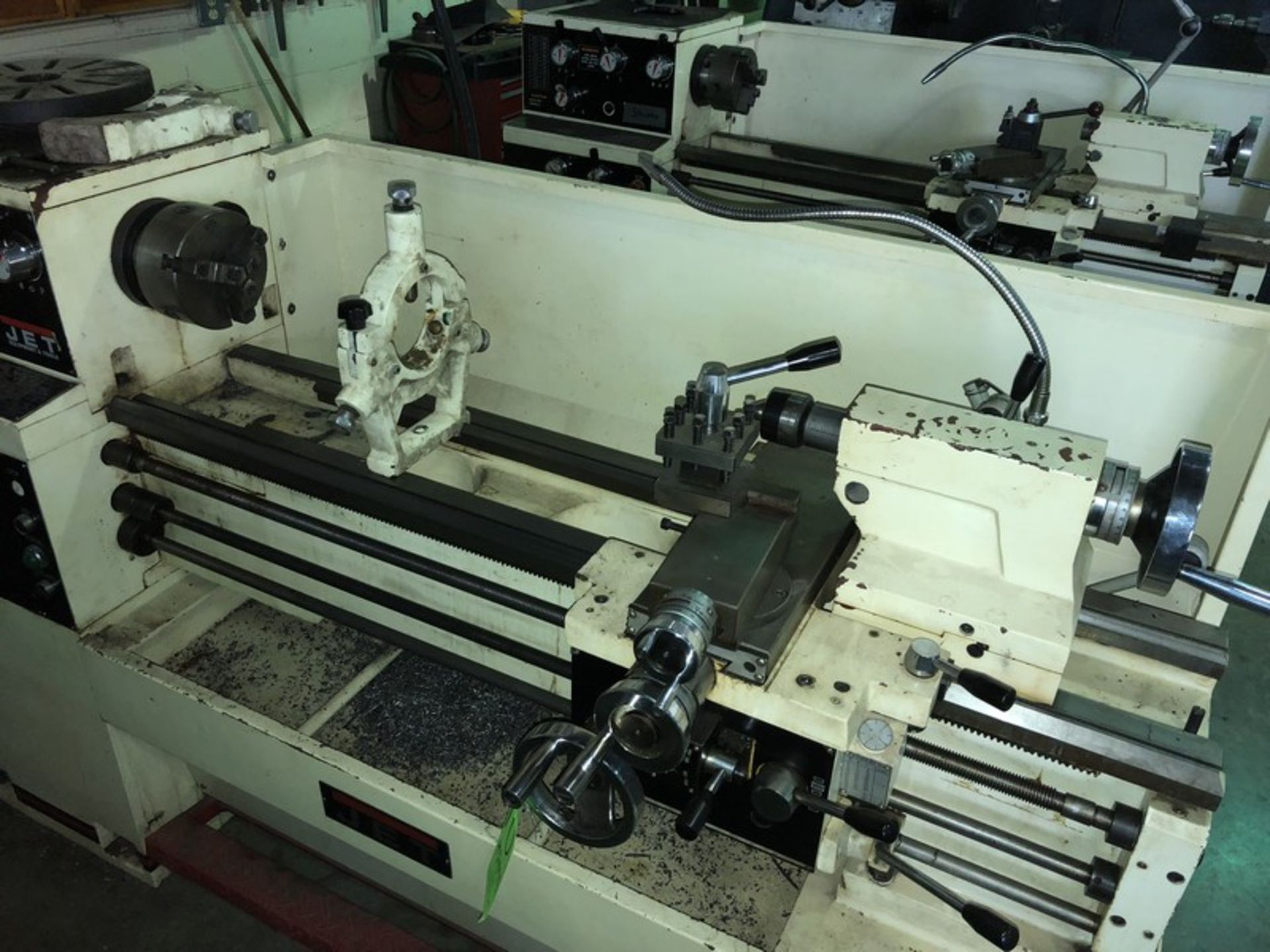 Jet Lathe, M/N GH-1440W-3, S/N 608W1658W, with Aprox. 55" Working Area (LOCATED IN FARMINGTON, - Image 3 of 5