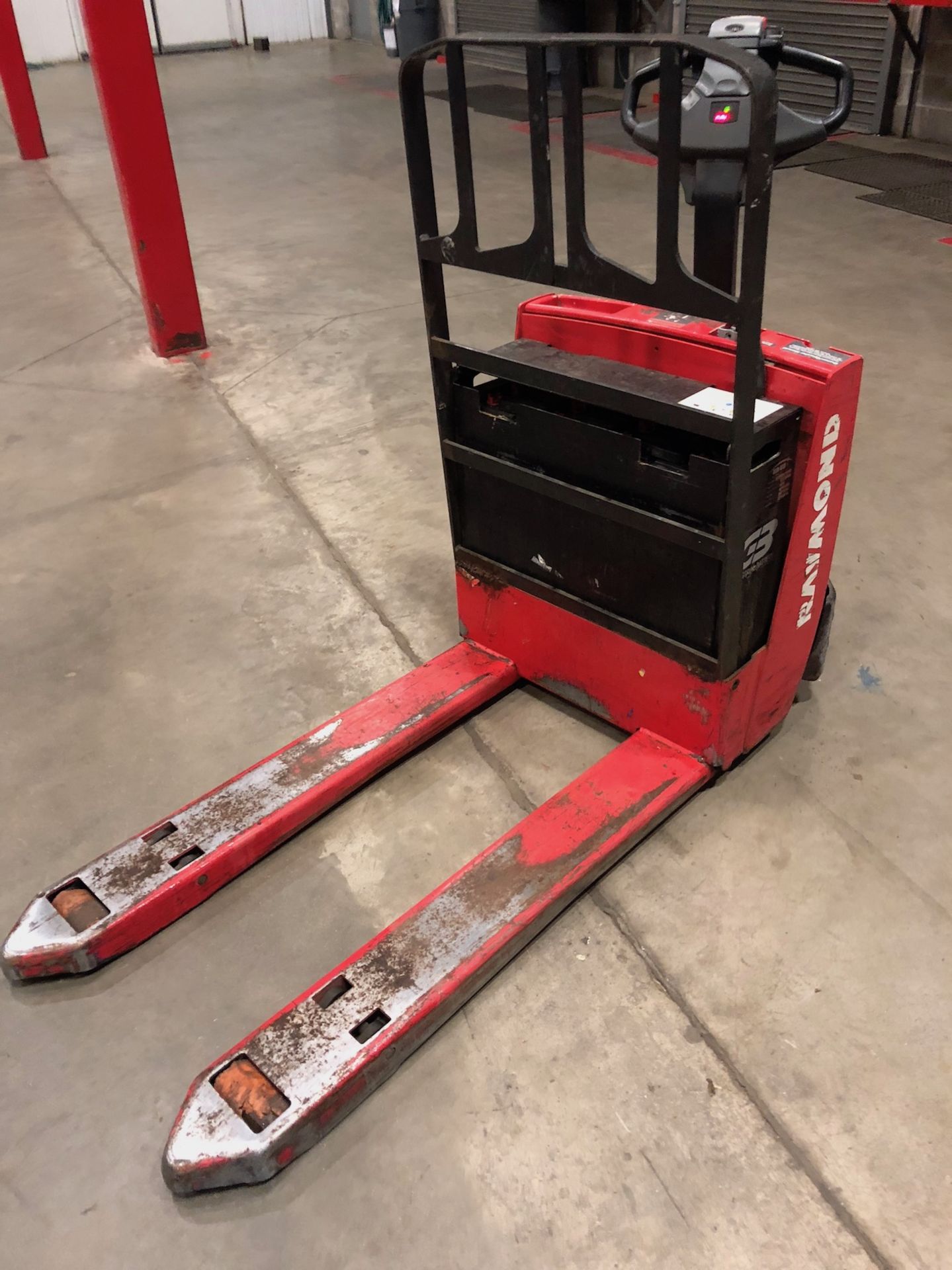 Raymond Walk Behind Electric Pallet Jack, Model 102T-F45L, S/N 102-12-23658, 4,500 LB Cap, - Image 8 of 8