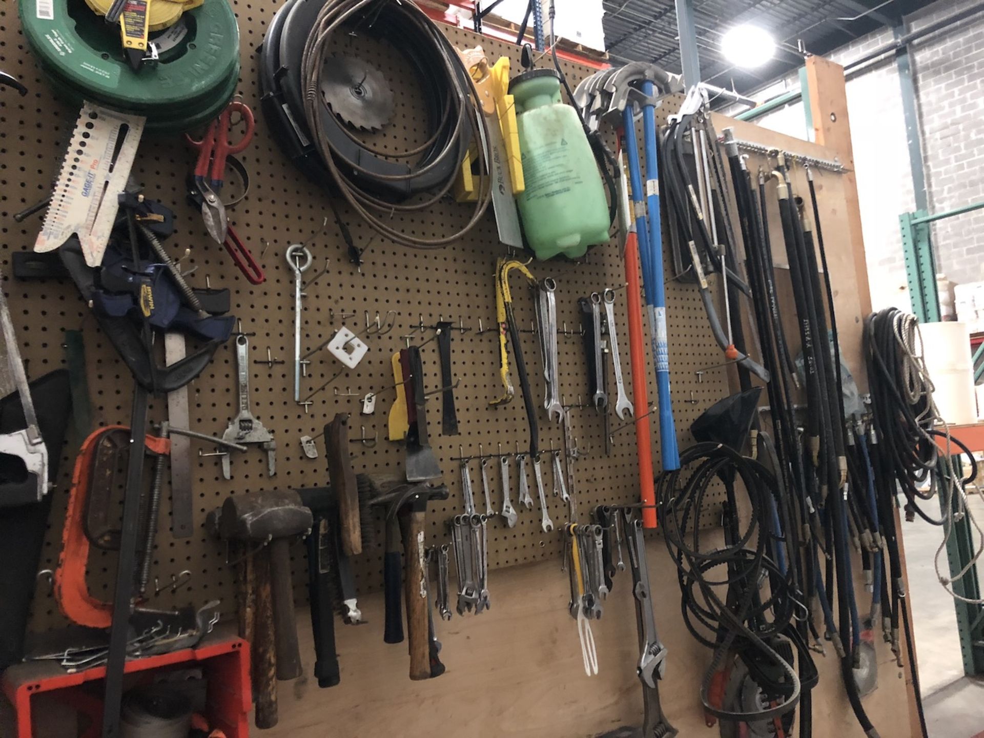 Tools and Assorted Shop items Through Machine Shop Assorted Hydraulic Hoses - Image 3 of 20