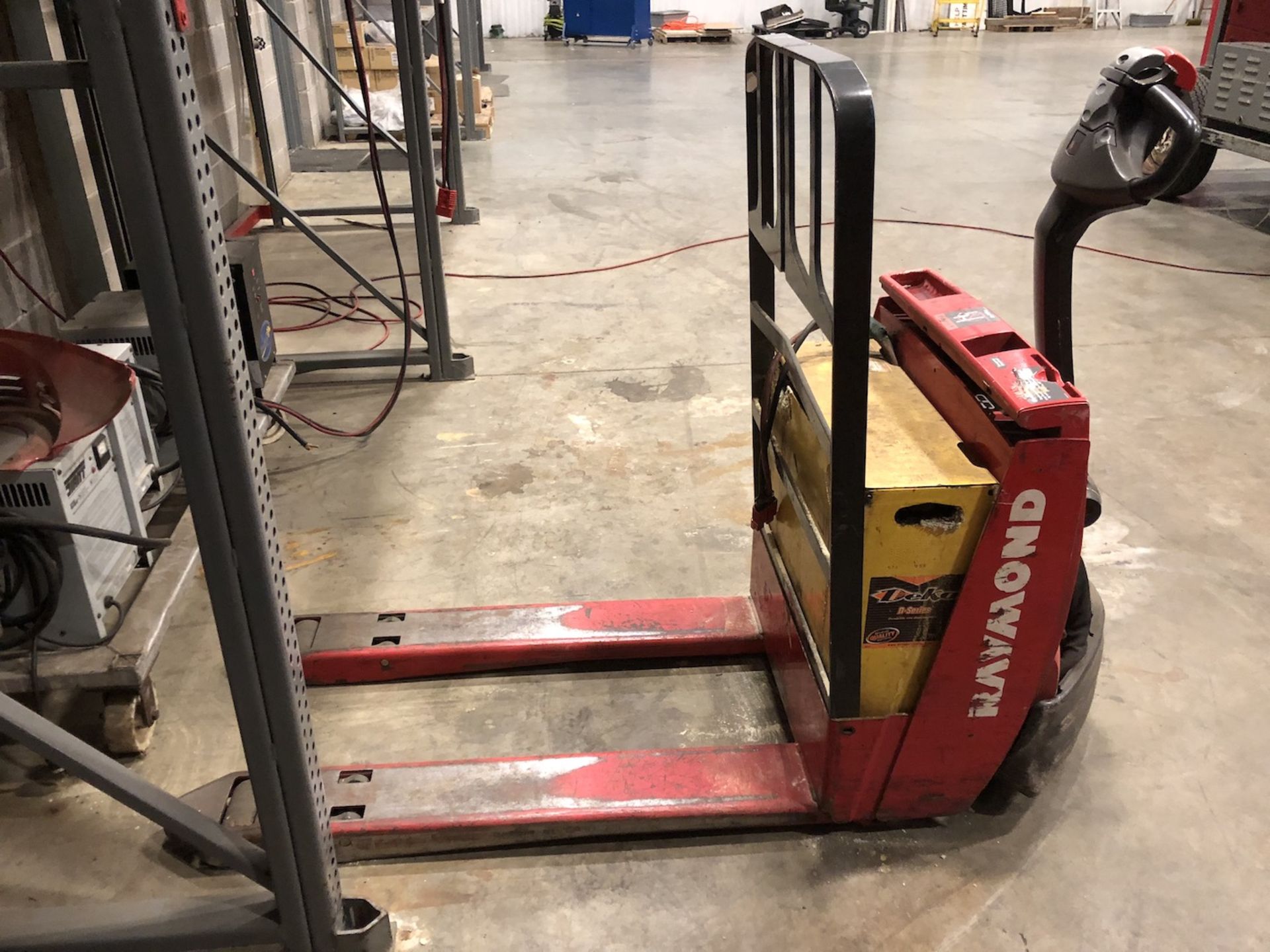 Raymond Walk Behind Electric Pallet Jack, Model 102T-F45L, S/N 102-12-23645, 4,500 LB Cap, 24 V - Image 4 of 4