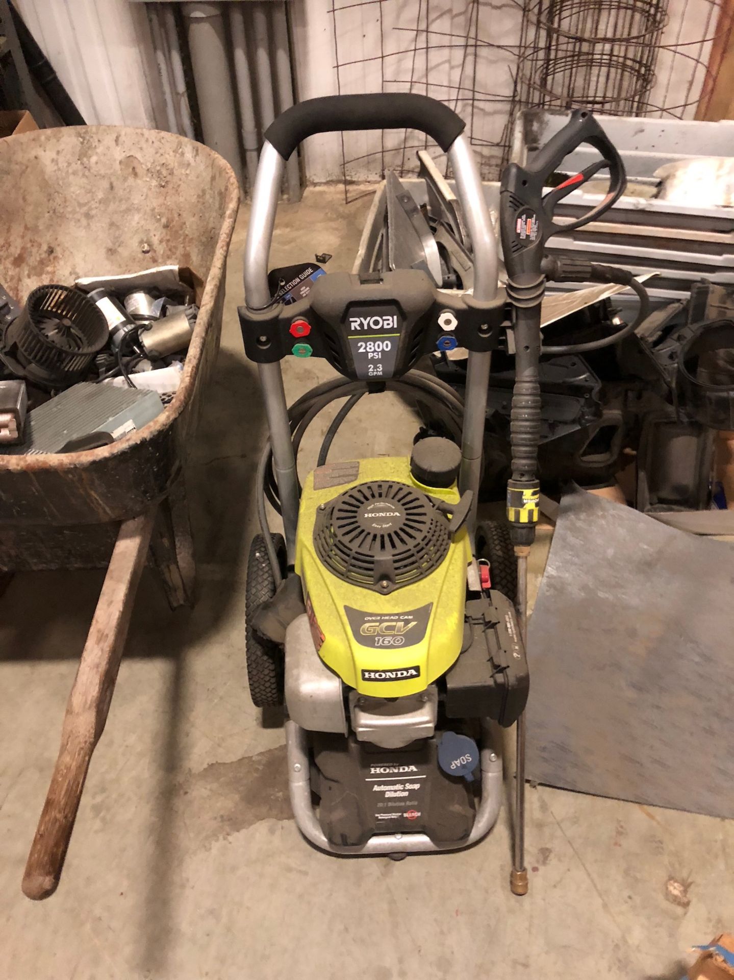 Ryobi 2800 PSI Power Washer, Model GCV 160, 2.3 GPM, with Wand - Image 4 of 4